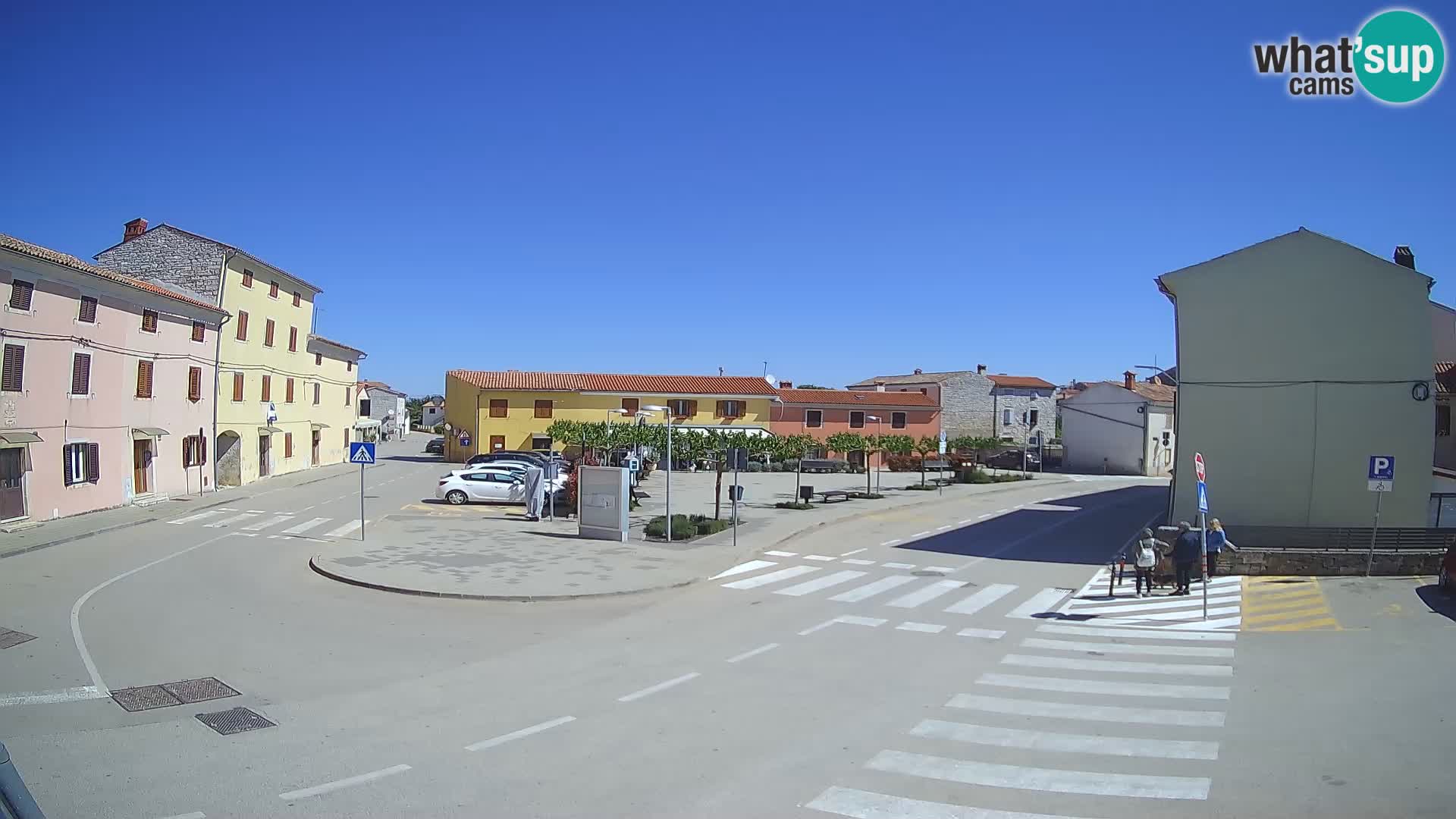 Bale, webcam de la place La Musa – Istrie – Croatie