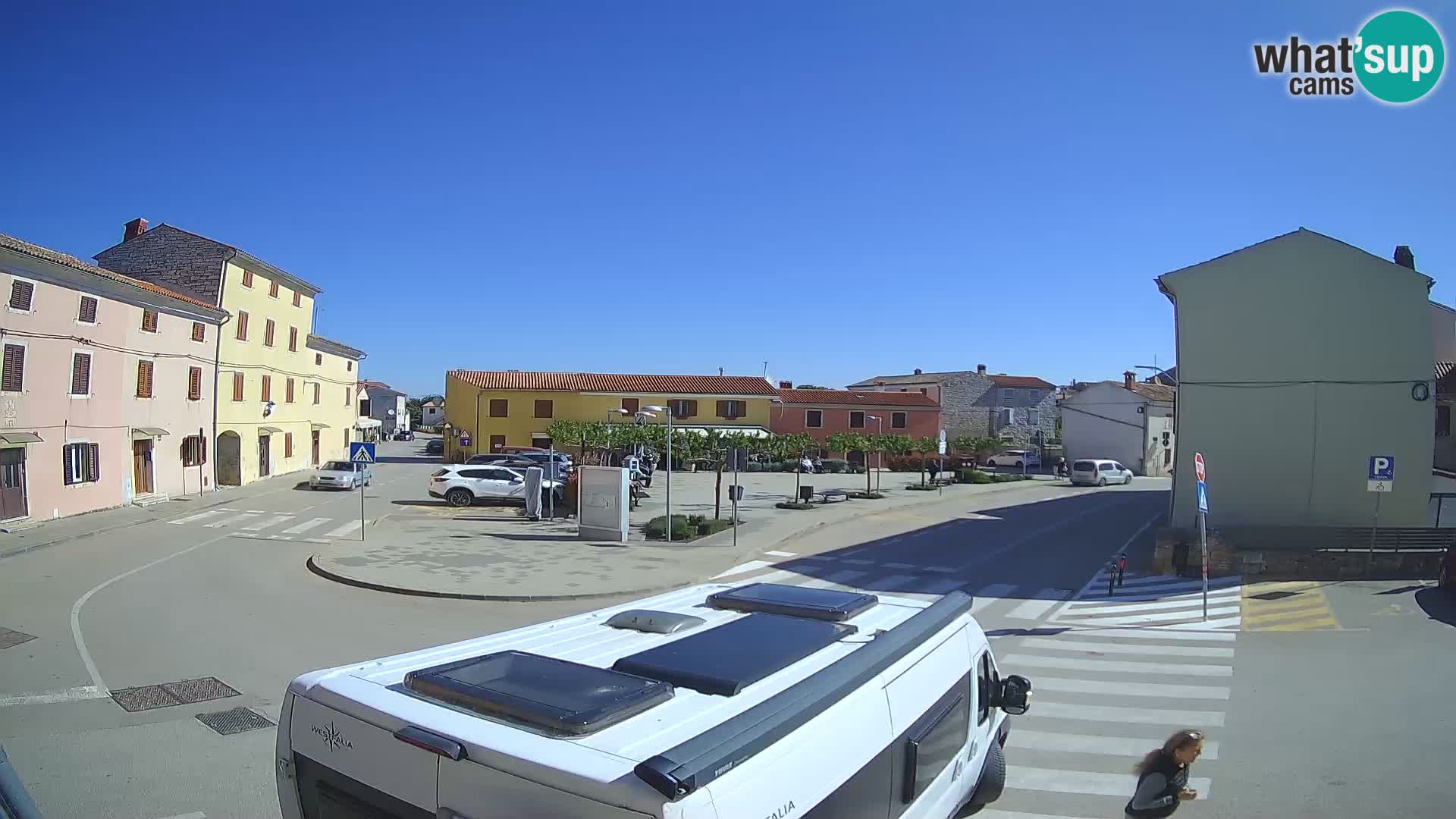 Bale Trg La Musa webcam – Istria – Croatia
