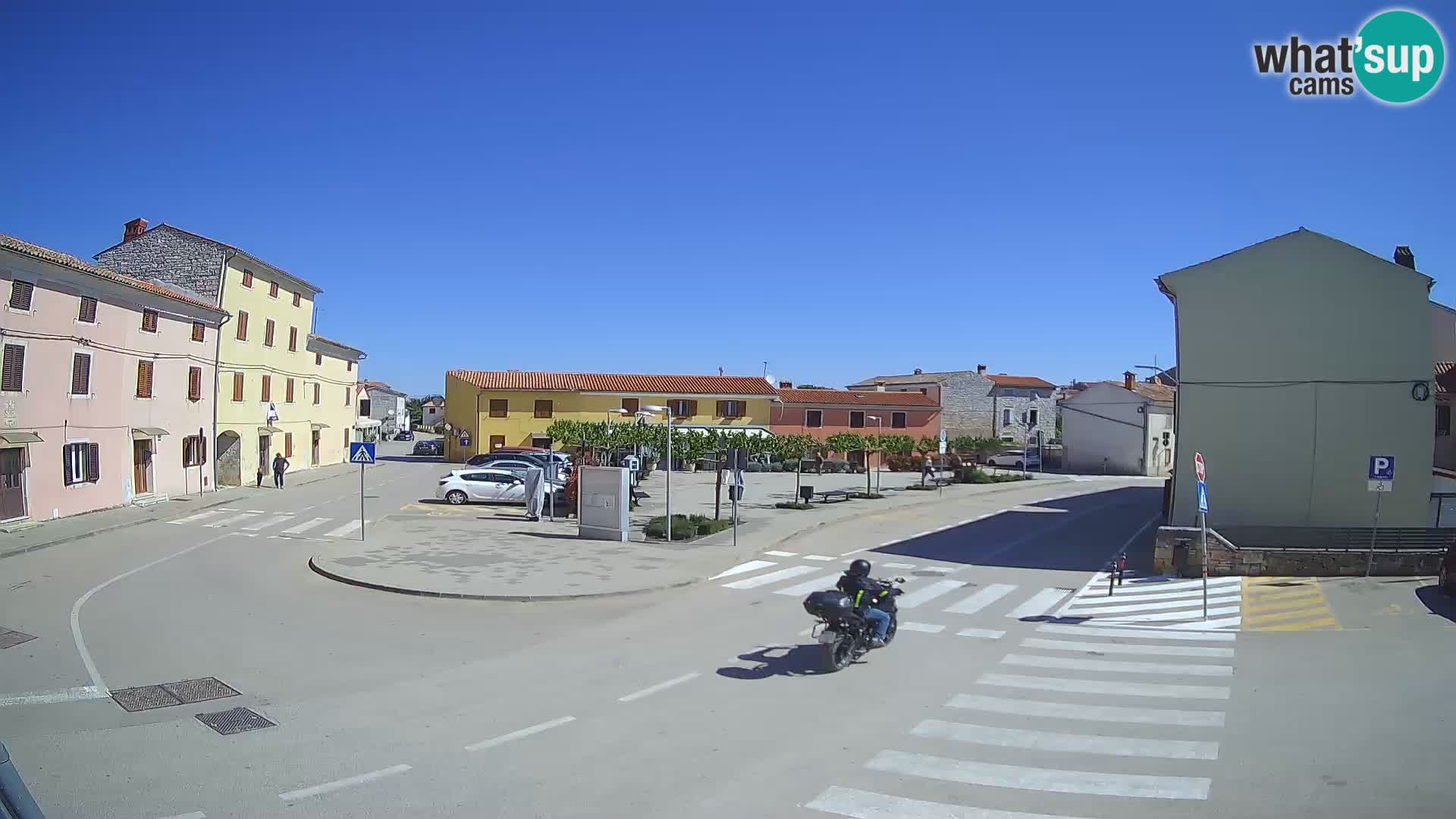 Bale, webcam de la plaza La Musa – Istria – Croacia