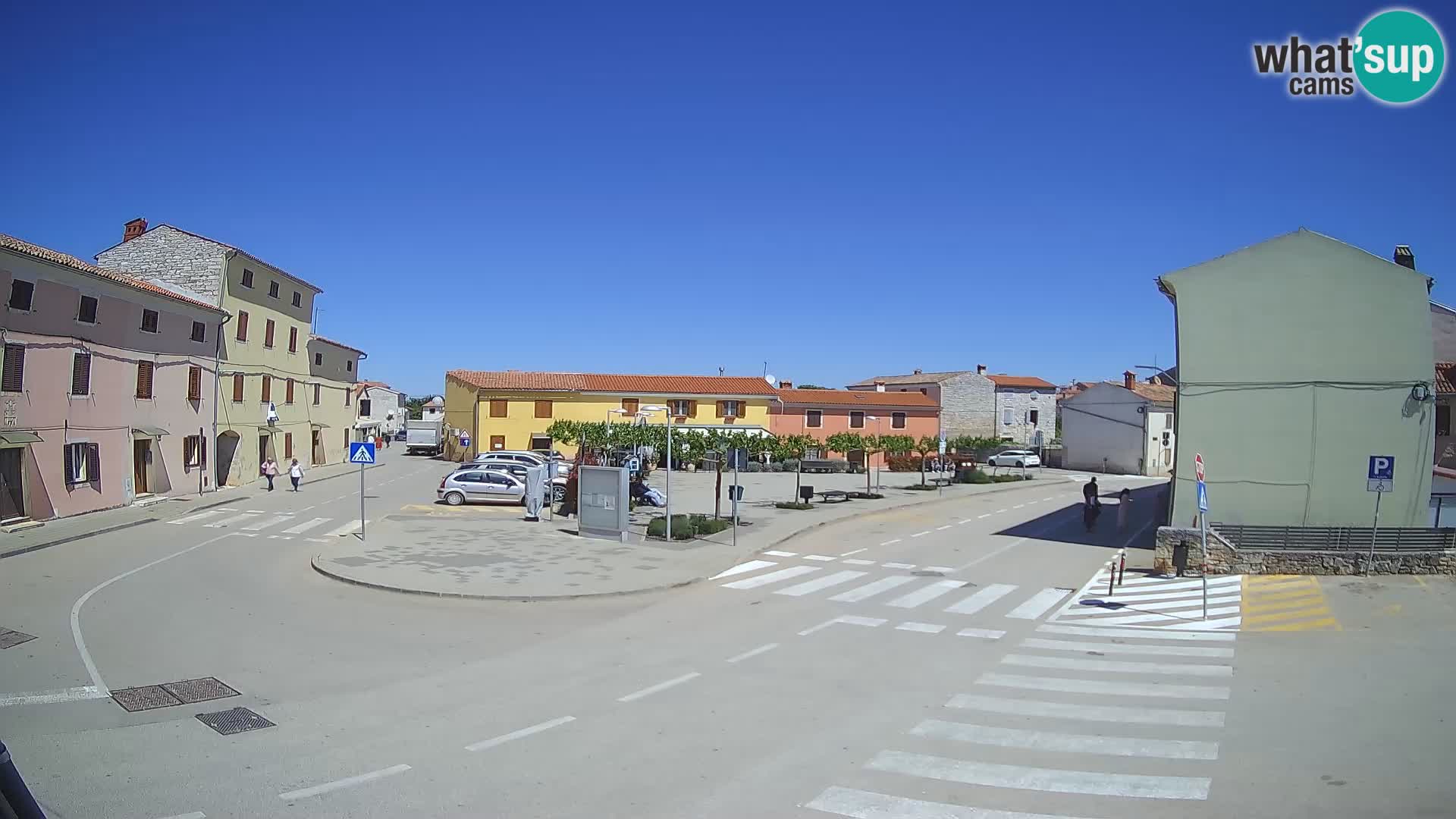 Bale Trg La Musa webcam – Istria – Croatia