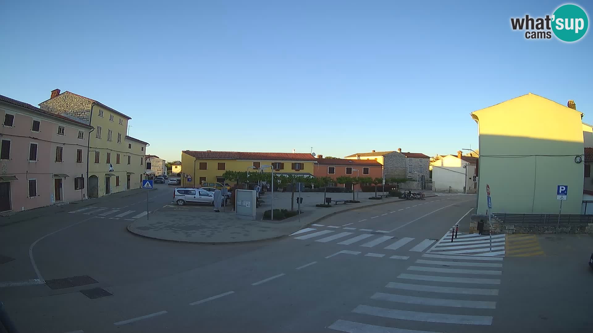 Bale, webcam de la place La Musa – Istrie – Croatie