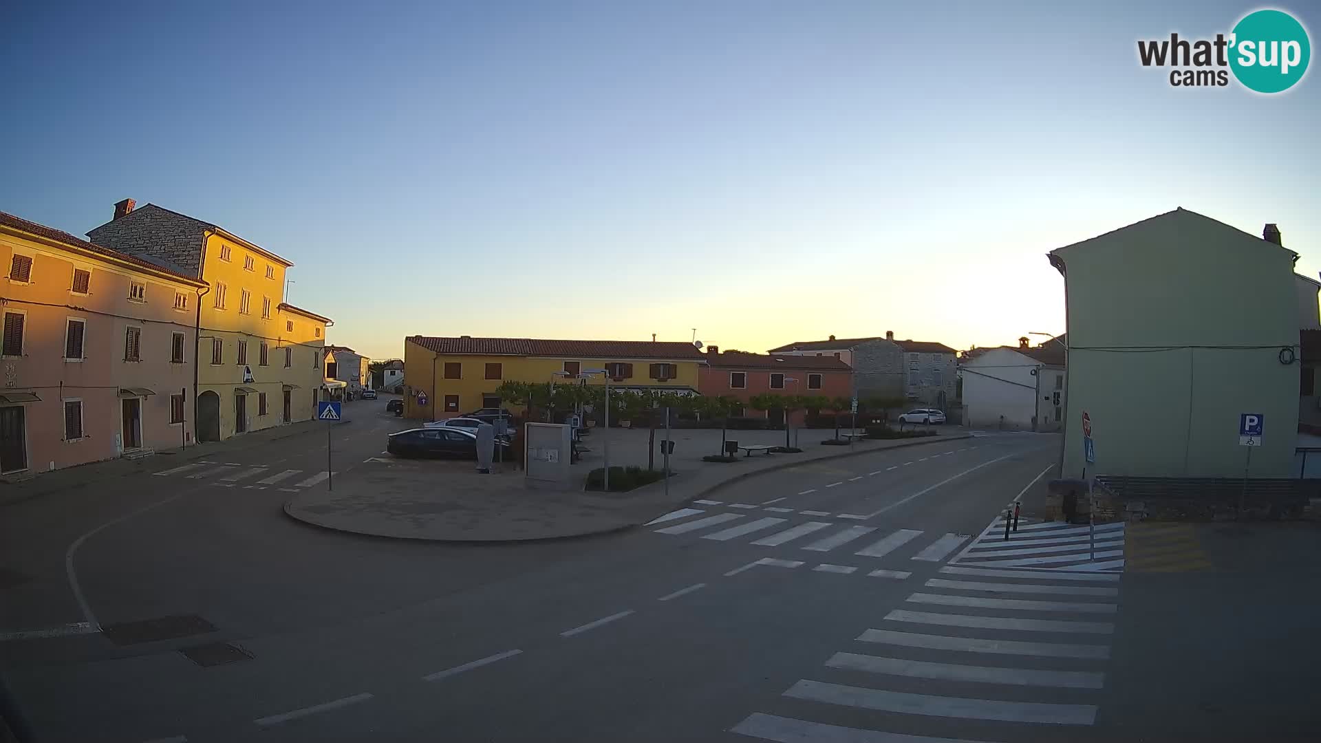 Bale, webcam de la plaza La Musa – Istria – Croacia