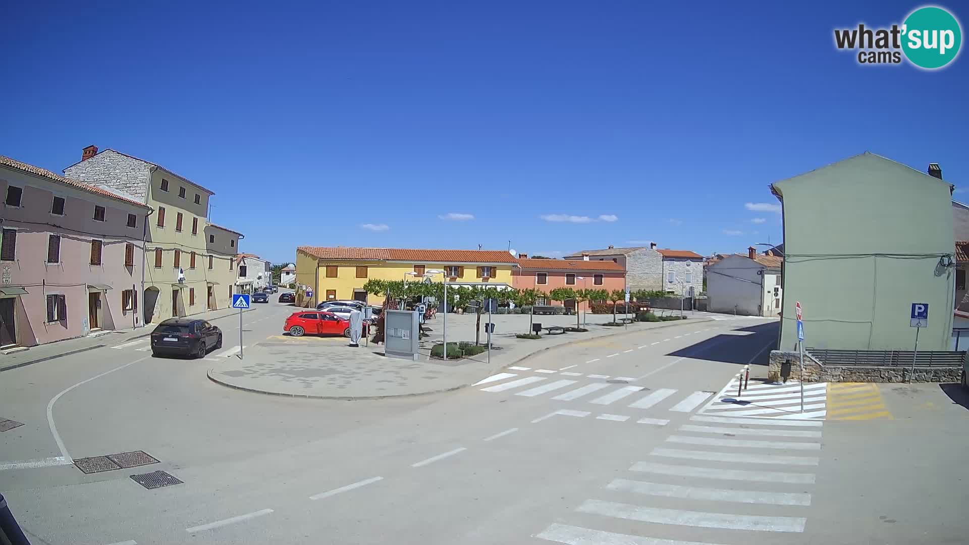 Bale, webcam de la plaza La Musa – Istria – Croacia