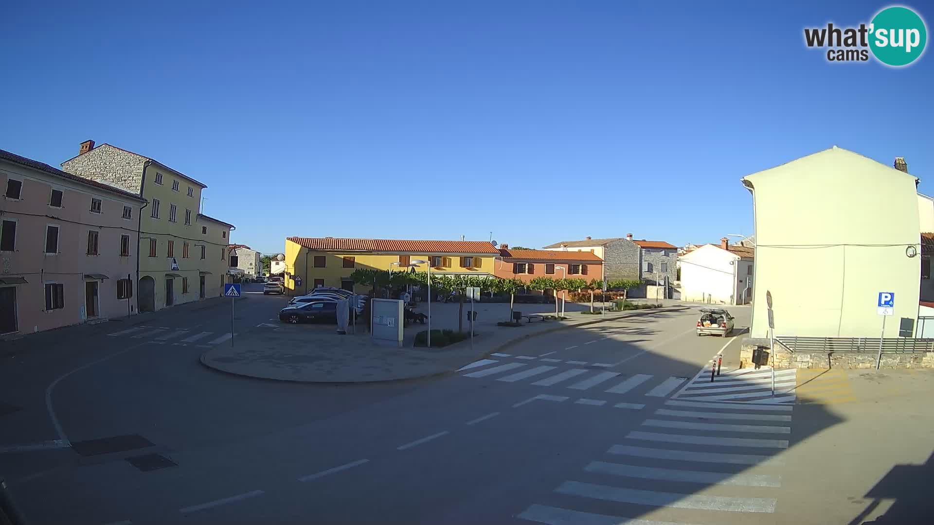 Bale, webcam de la plaza La Musa – Istria – Croacia