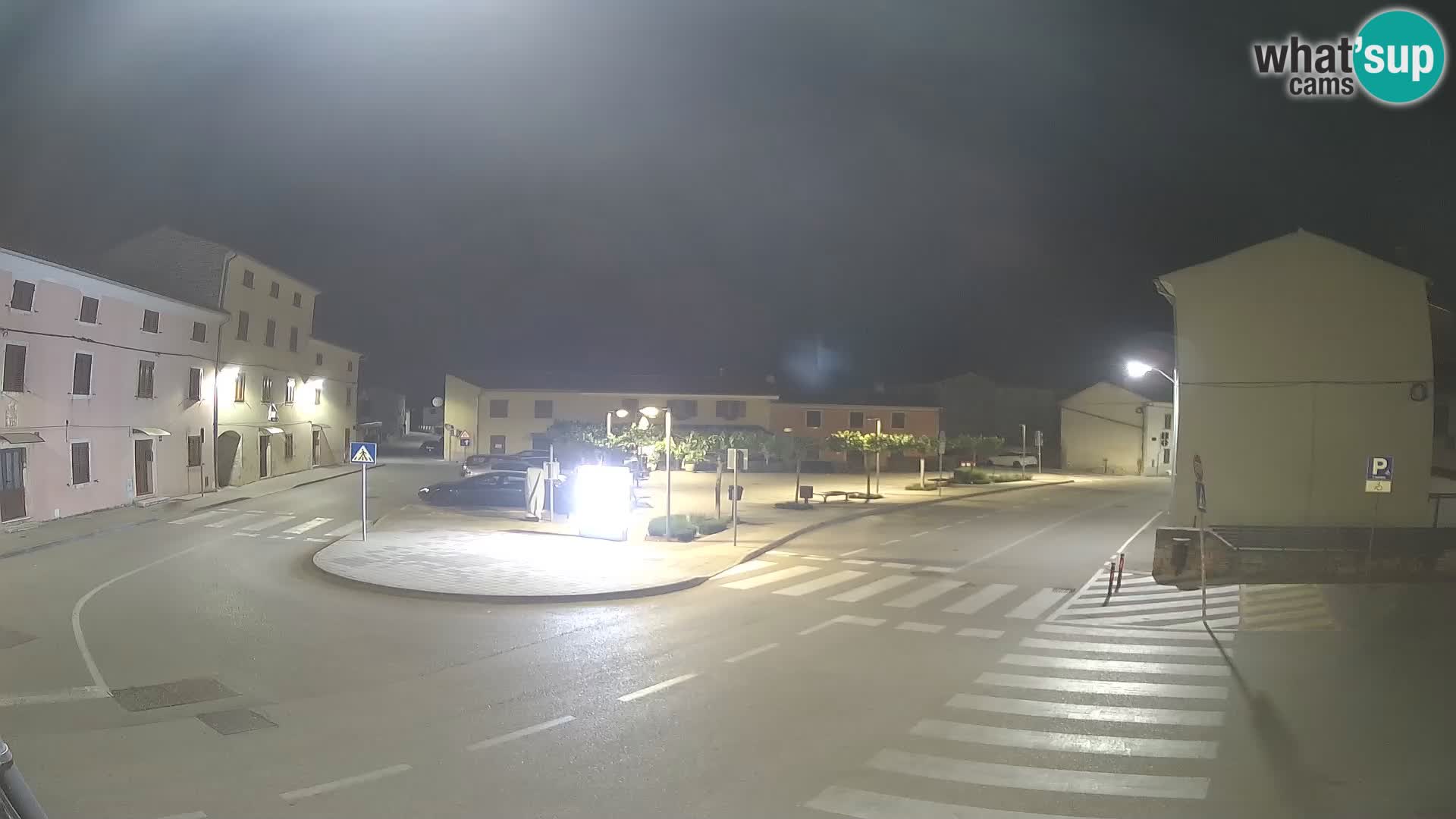 Bale, webcam de la place La Musa – Istrie – Croatie