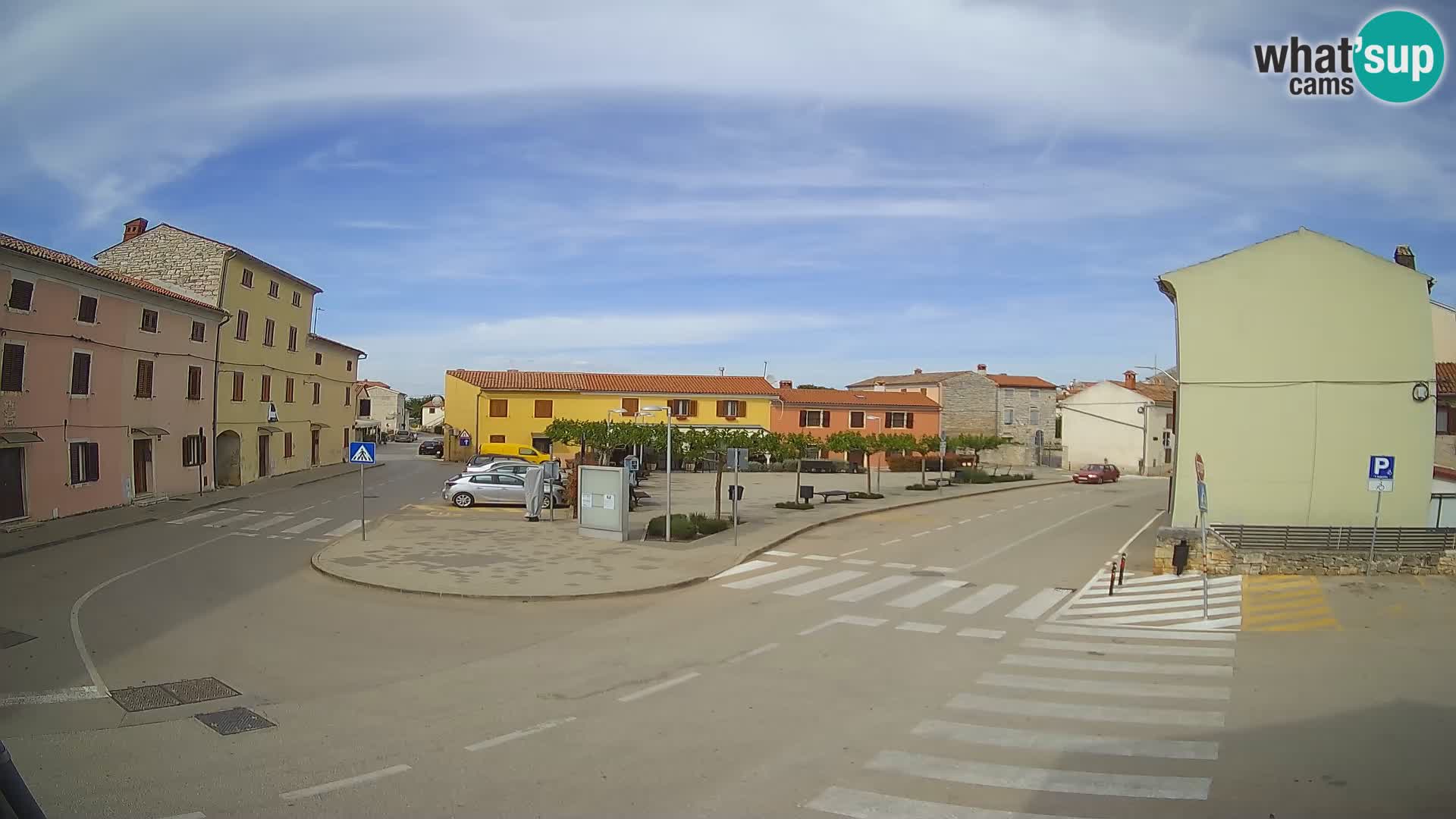 Bale, webcam de la plaza La Musa – Istria – Croacia