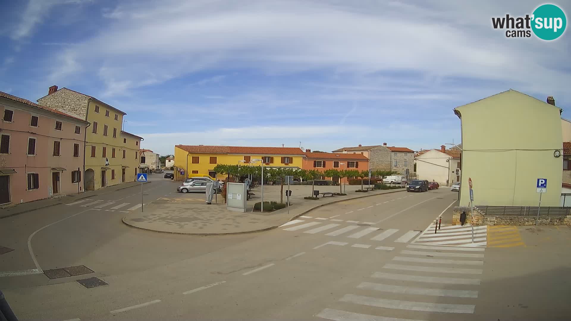 Bale, webcam de la place La Musa – Istrie – Croatie