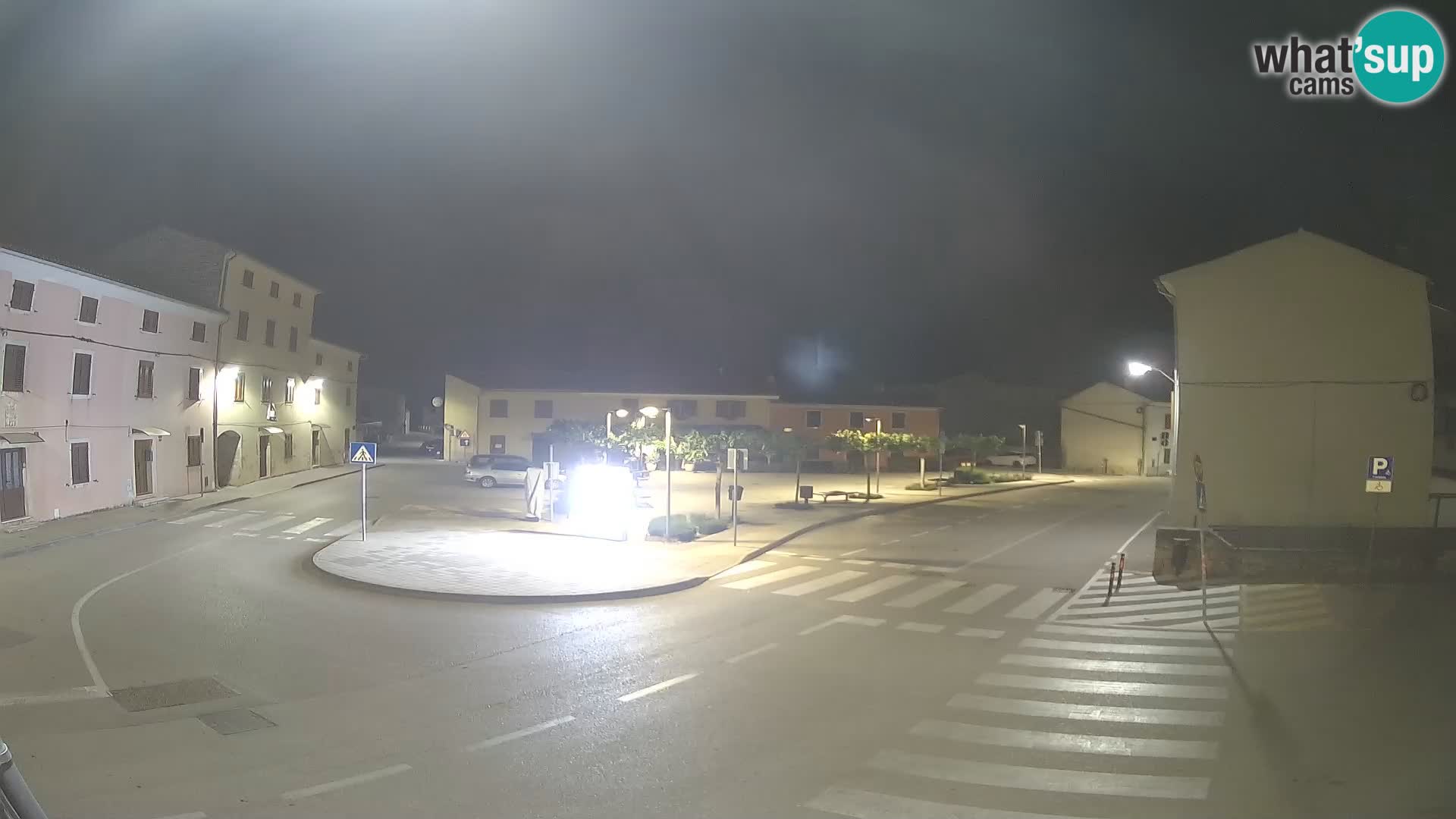 Bale, webcam de la place La Musa – Istrie – Croatie