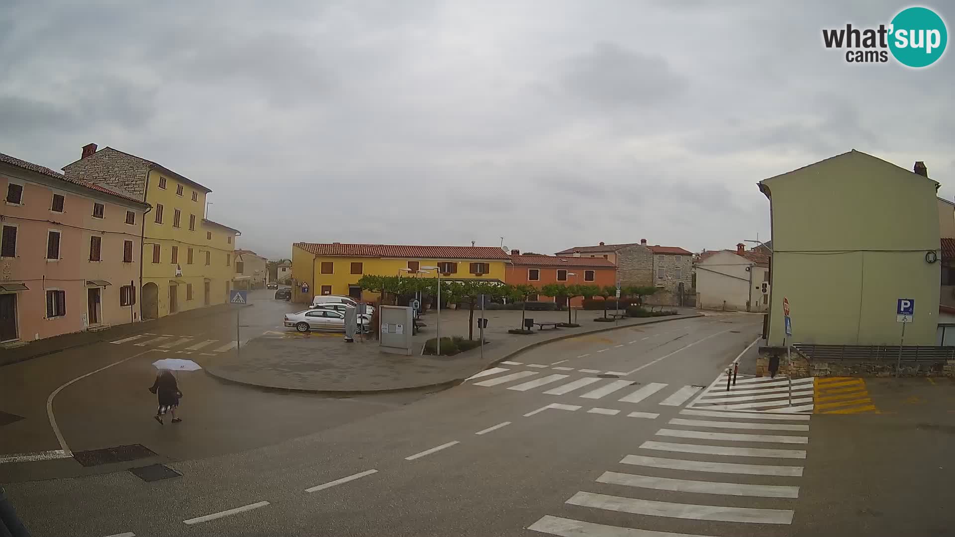 Bale, webcam de la plaza La Musa – Istria – Croacia