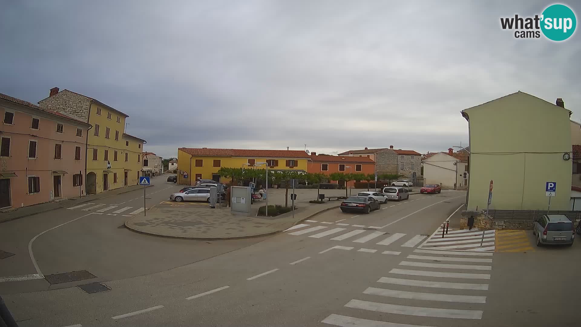 Bale, webcam de la place La Musa – Istrie – Croatie