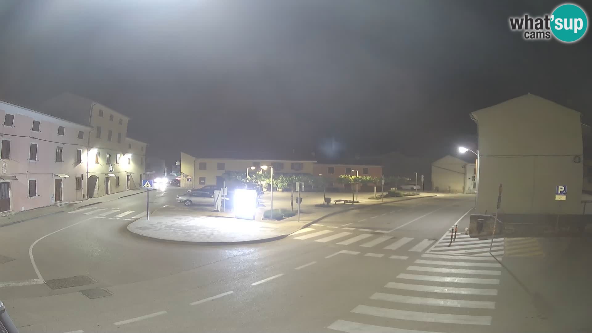 Bale, webcam de la place La Musa – Istrie – Croatie