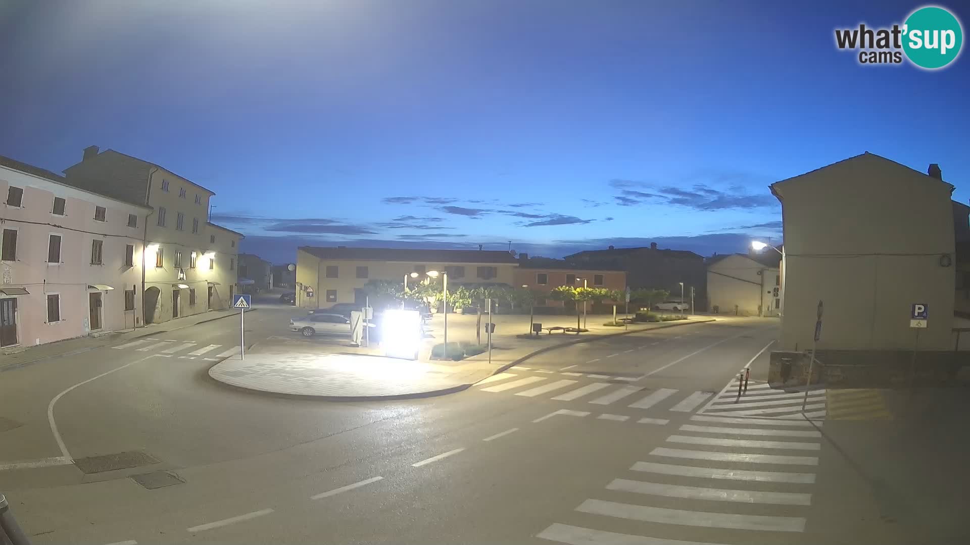 Bale, webcam de la plaza La Musa – Istria – Croacia