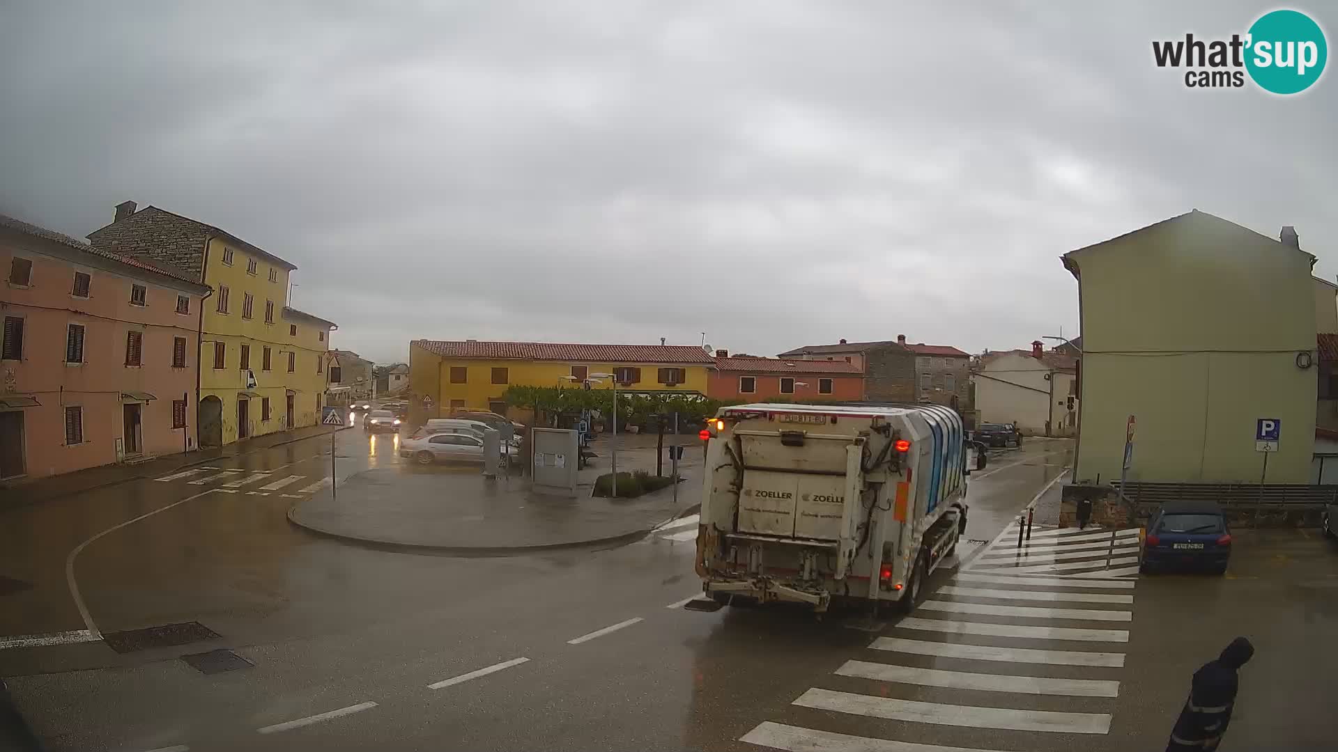 Bale, webcam de la place La Musa – Istrie – Croatie