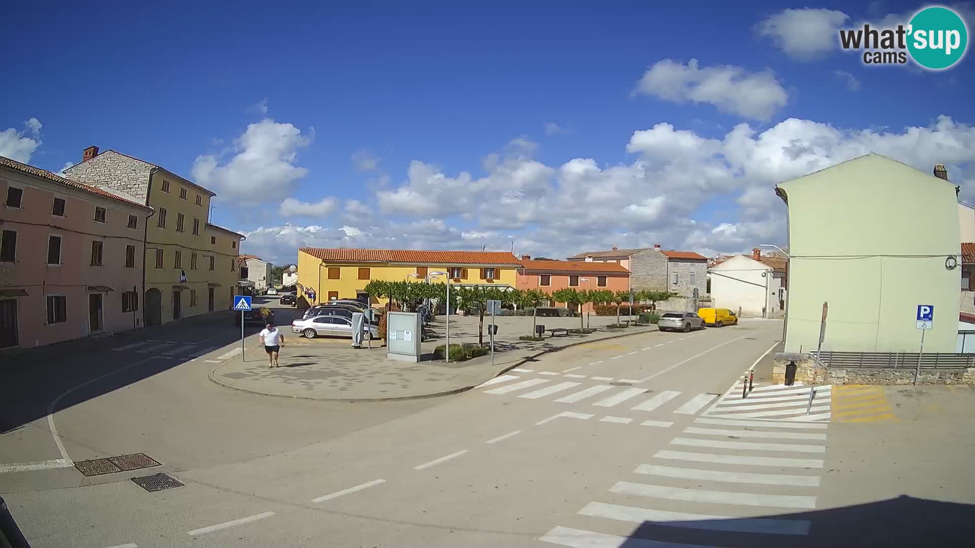 Bale, webcam de la place La Musa – Istrie – Croatie