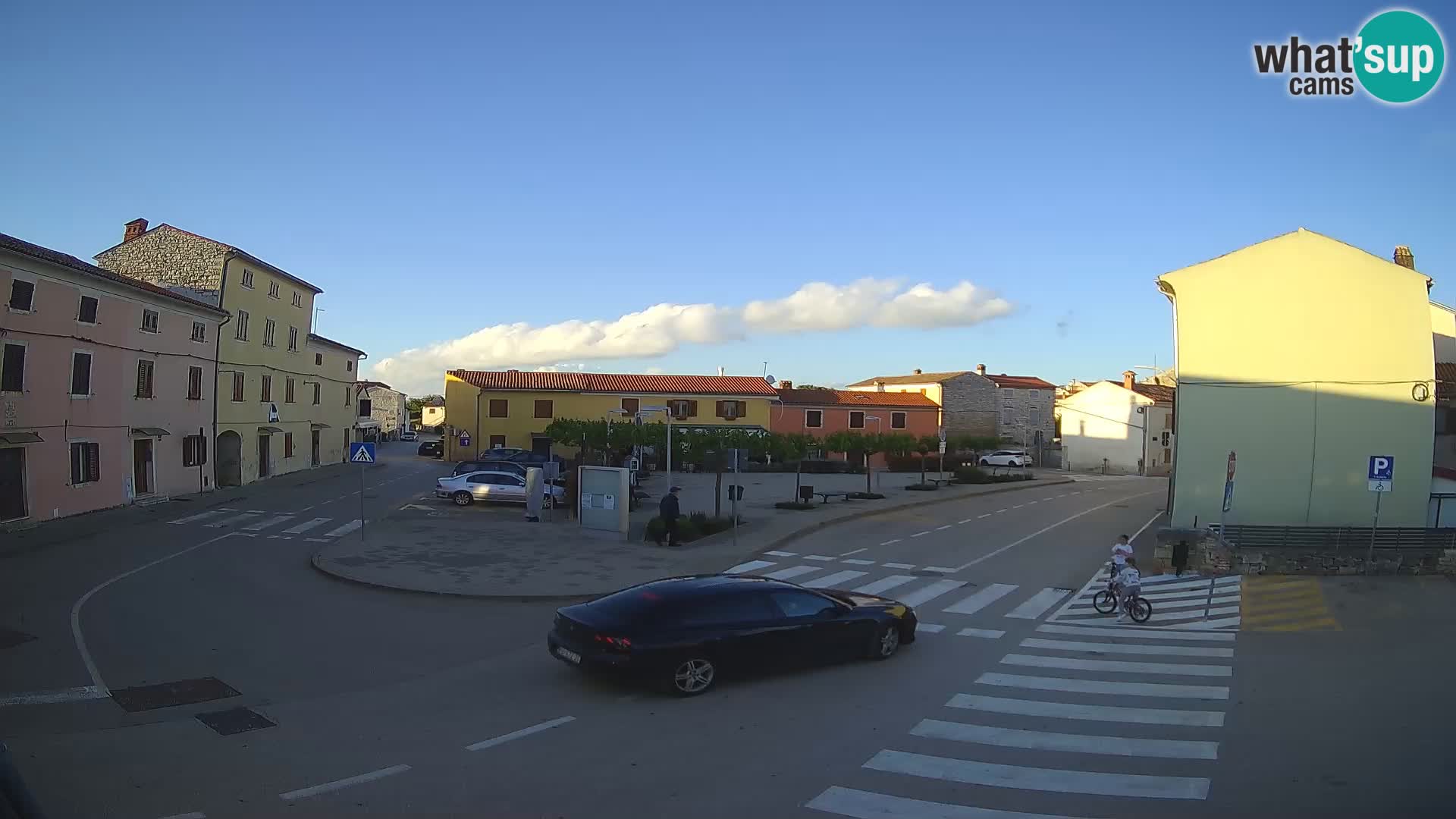 Bale, webcam de la place La Musa – Istrie – Croatie