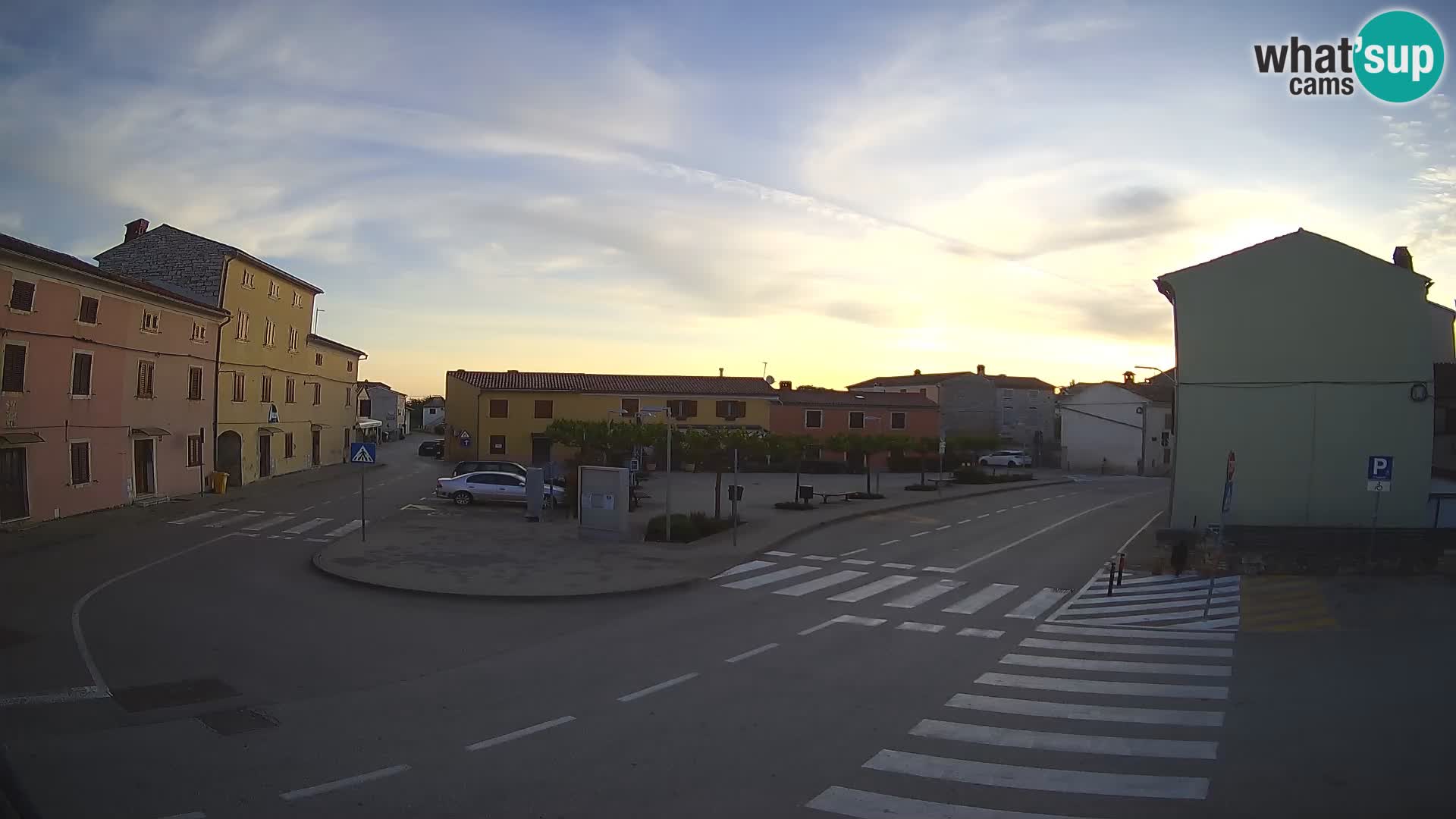 Bale, webcam de la place La Musa – Istrie – Croatie