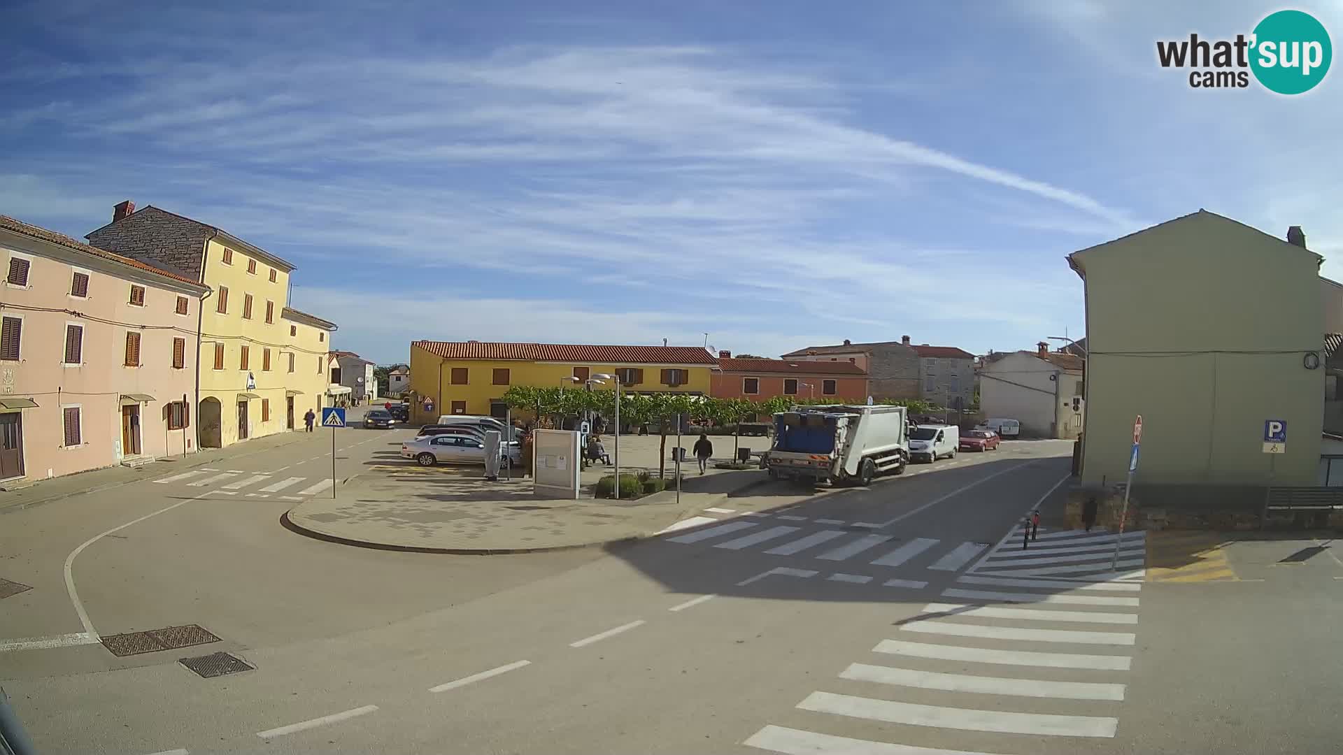 Bale, webcam de la plaza La Musa – Istria – Croacia