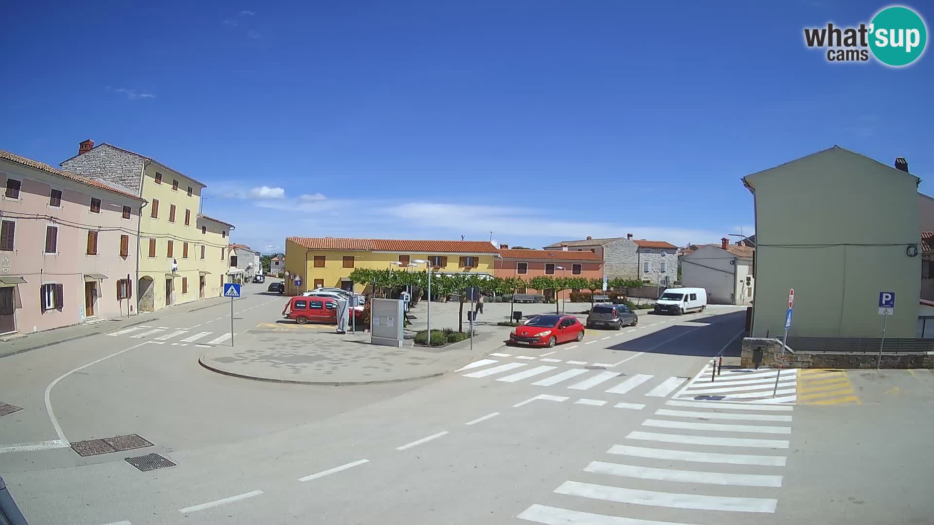 Bale, webcam de la plaza La Musa – Istria – Croacia