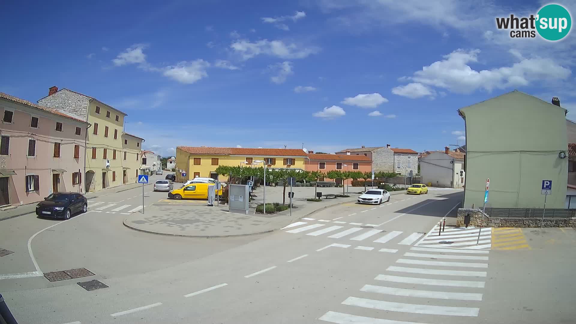 Bale, webcam de la place La Musa – Istrie – Croatie