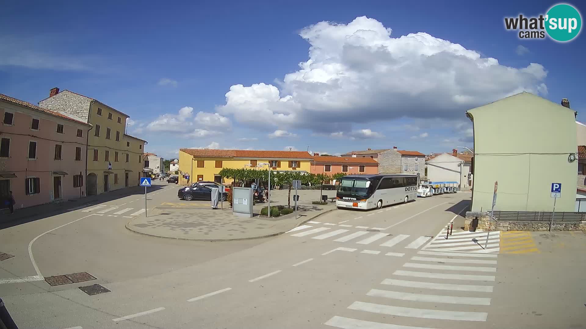 Bale, webcam de la place La Musa – Istrie – Croatie