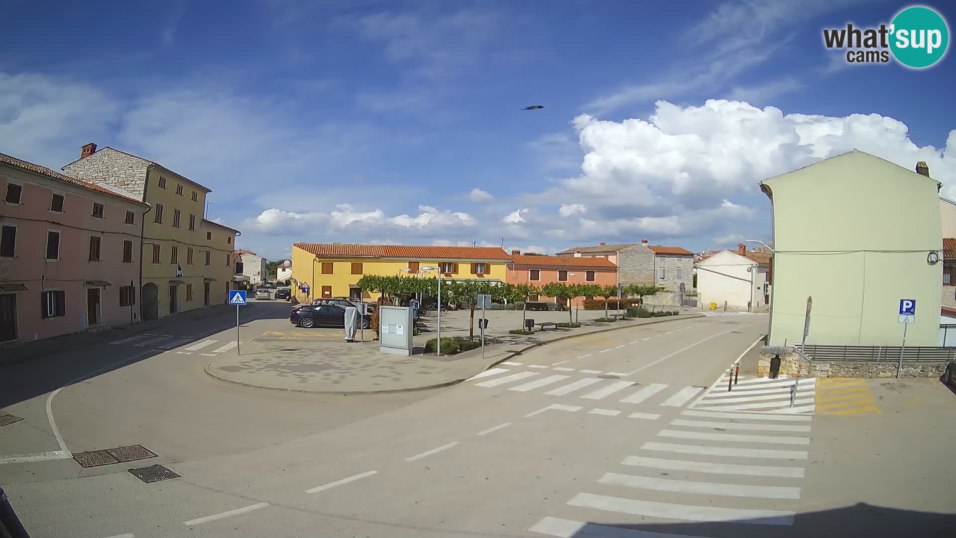 Bale, webcam de la place La Musa – Istrie – Croatie