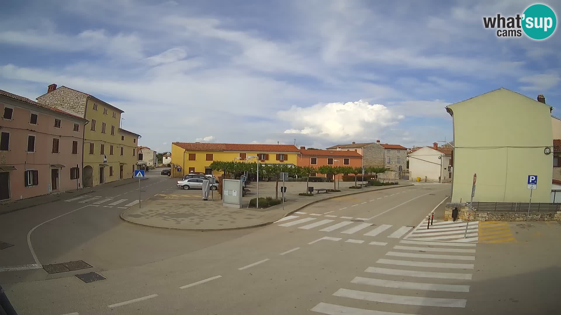 Bale, webcam de la place La Musa – Istrie – Croatie