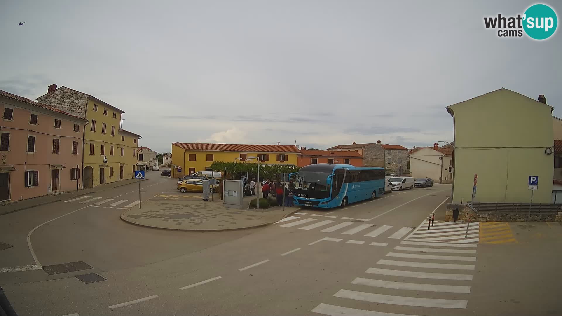 Bale, webcam de la place La Musa – Istrie – Croatie