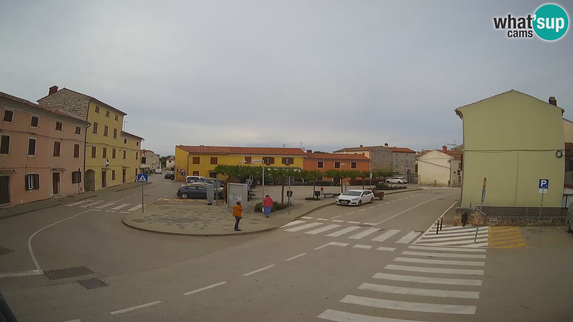 Bale, webcam de la place La Musa – Istrie – Croatie