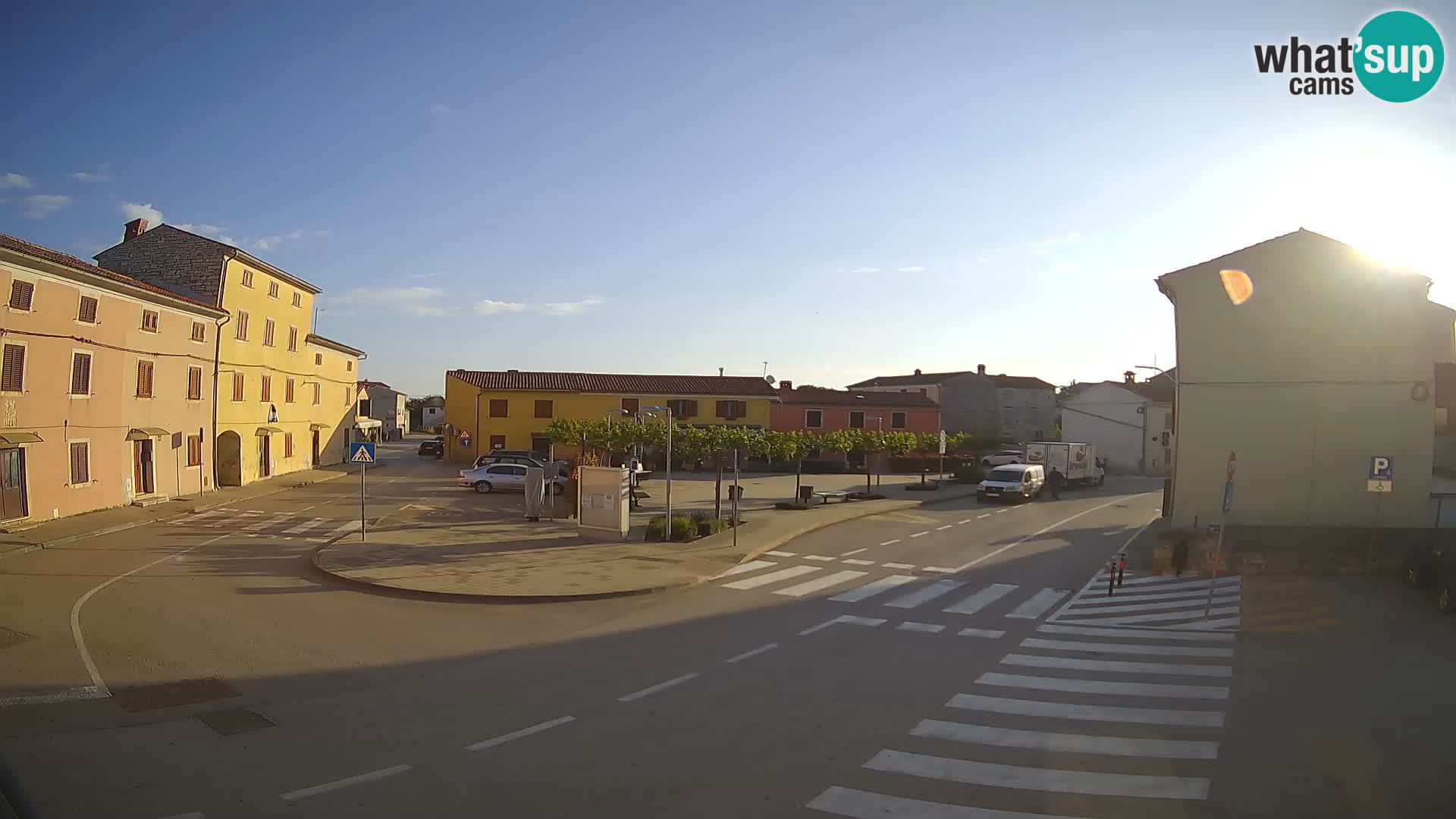 Bale, webcam de la place La Musa – Istrie – Croatie