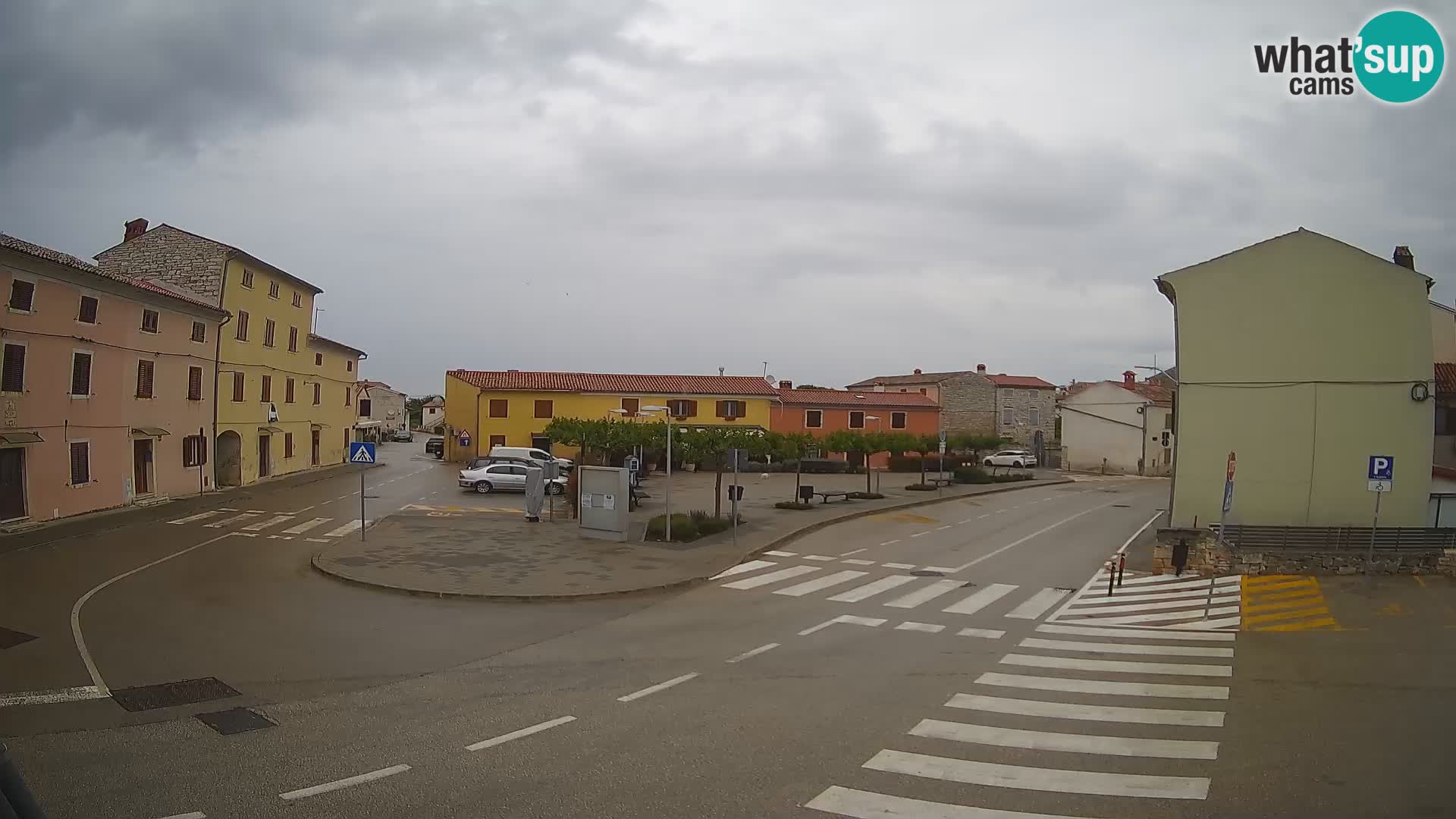Bale, webcam de la place La Musa – Istrie – Croatie