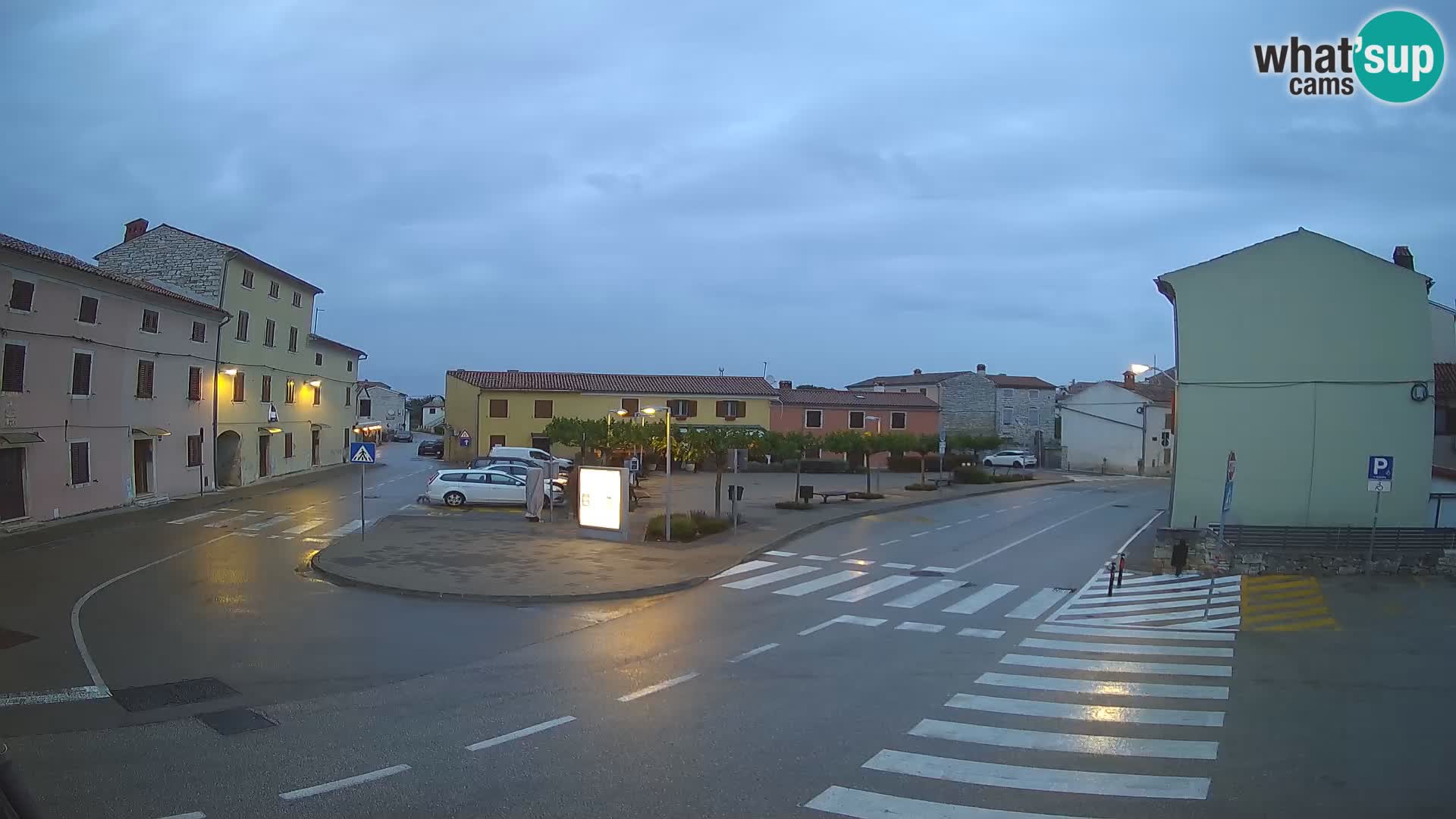 Bale, webcam de la place La Musa – Istrie – Croatie
