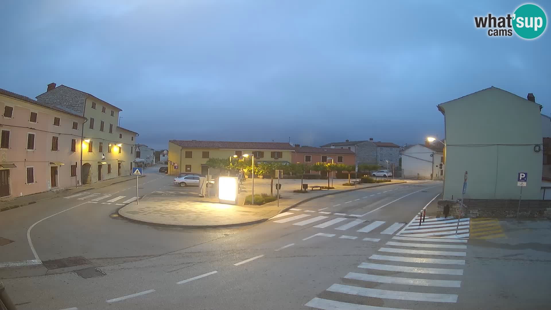 Bale, webcam de la place La Musa – Istrie – Croatie