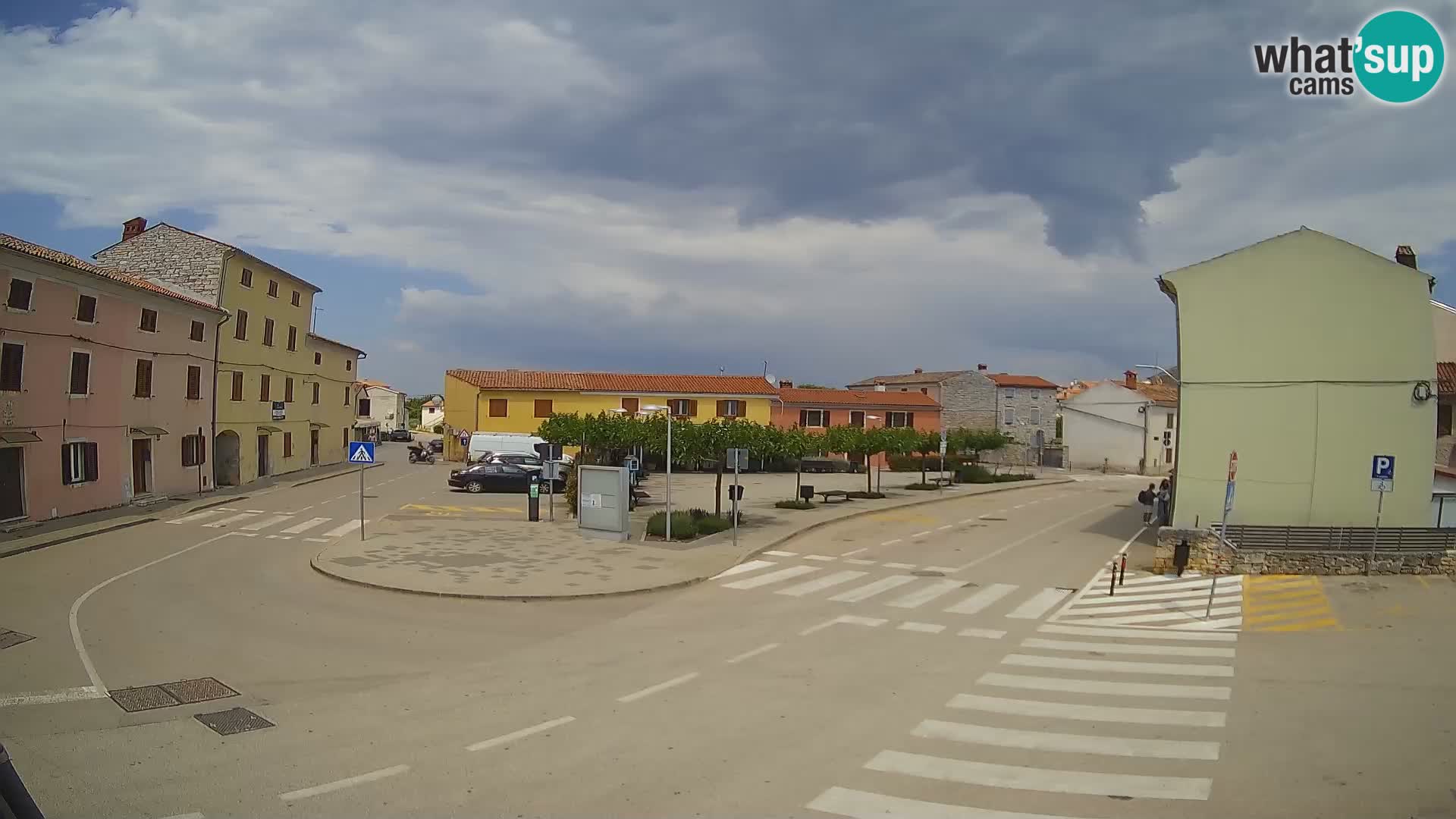Bale, webcam de la place La Musa – Istrie – Croatie