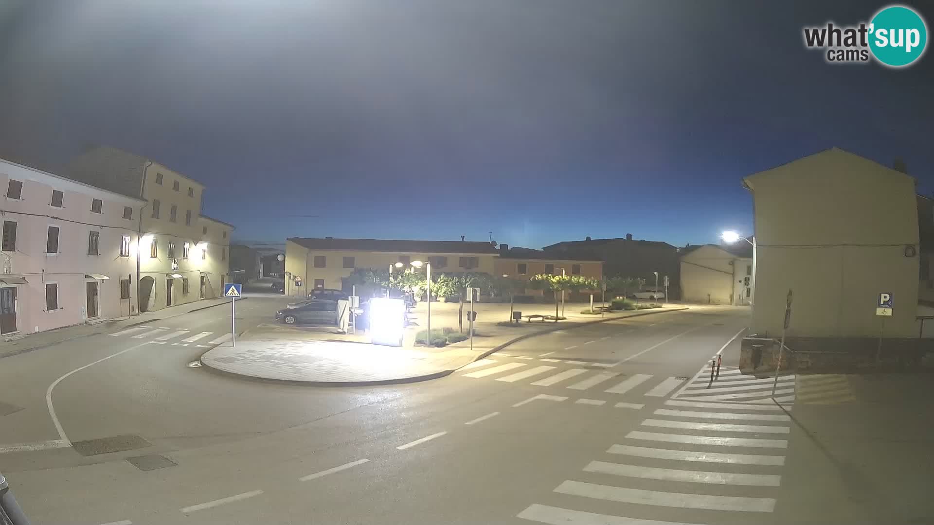 Bale, webcam de la plaza La Musa – Istria – Croacia