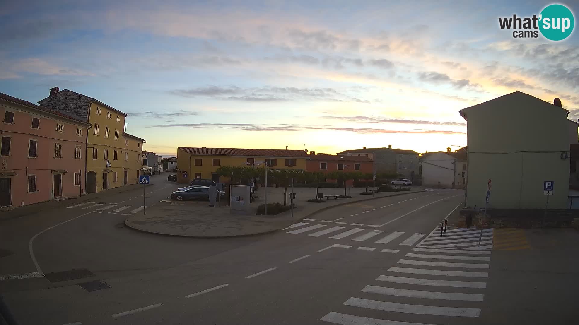 Bale, webcam de la place La Musa – Istrie – Croatie