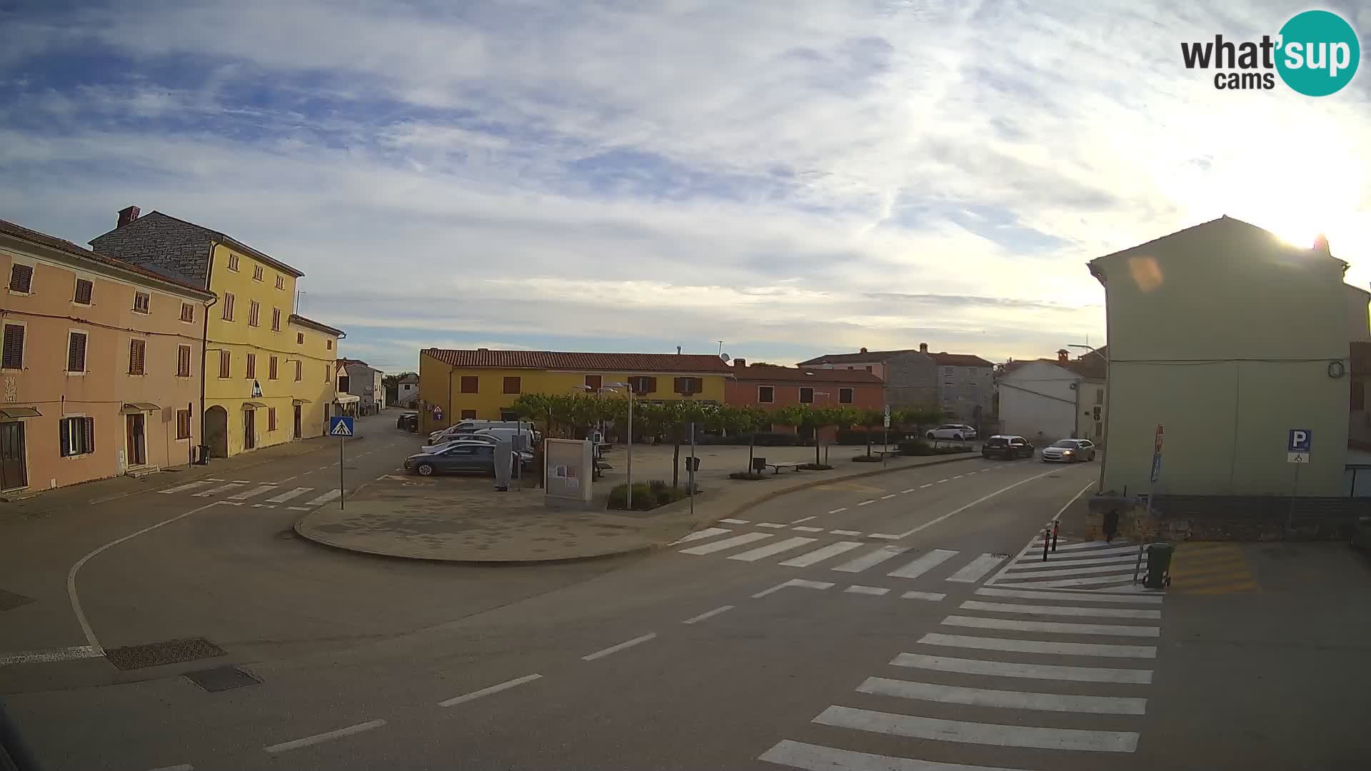 Bale, webcam de la place La Musa – Istrie – Croatie