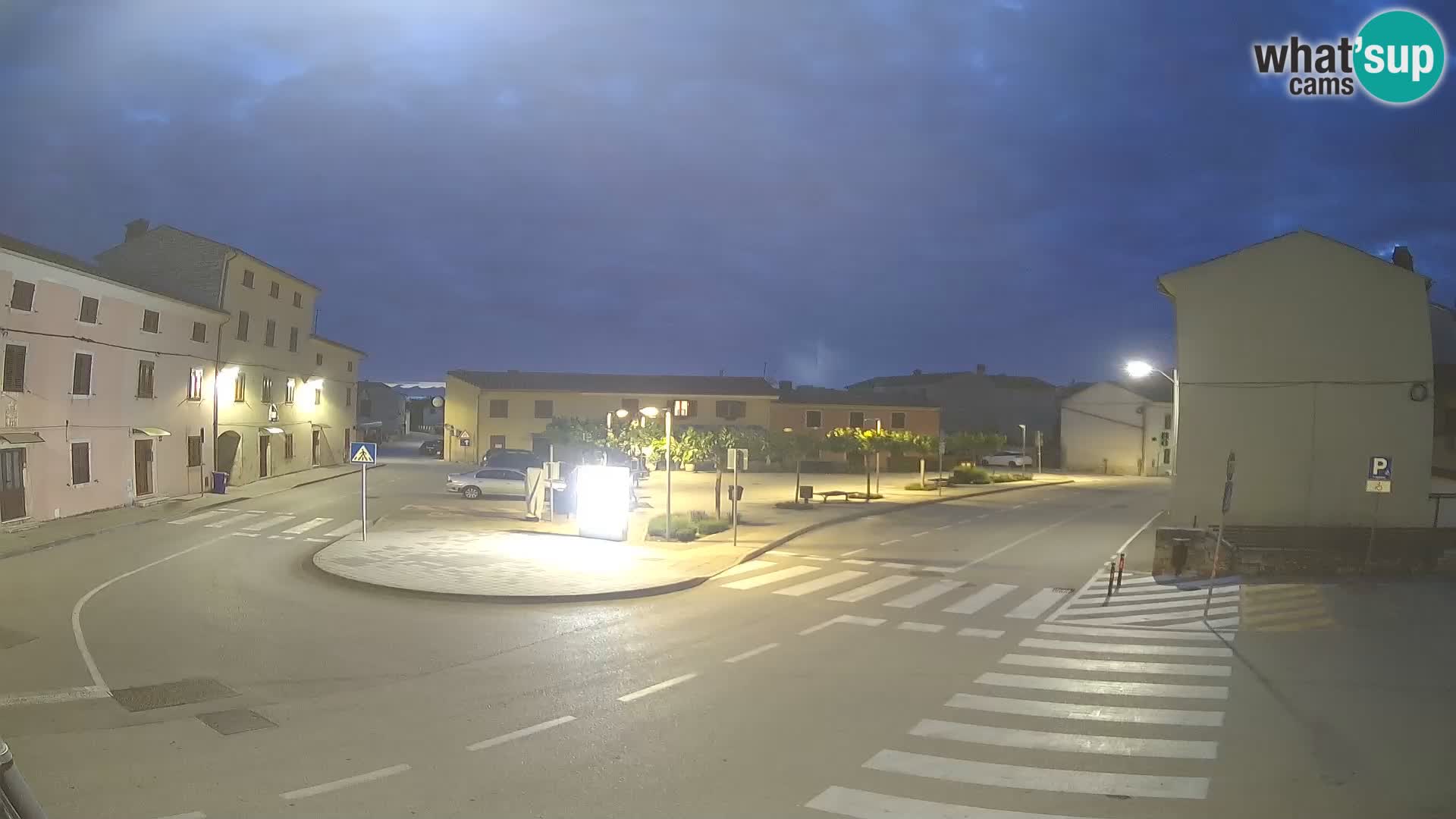 Bale, webcam de la plaza La Musa – Istria – Croacia