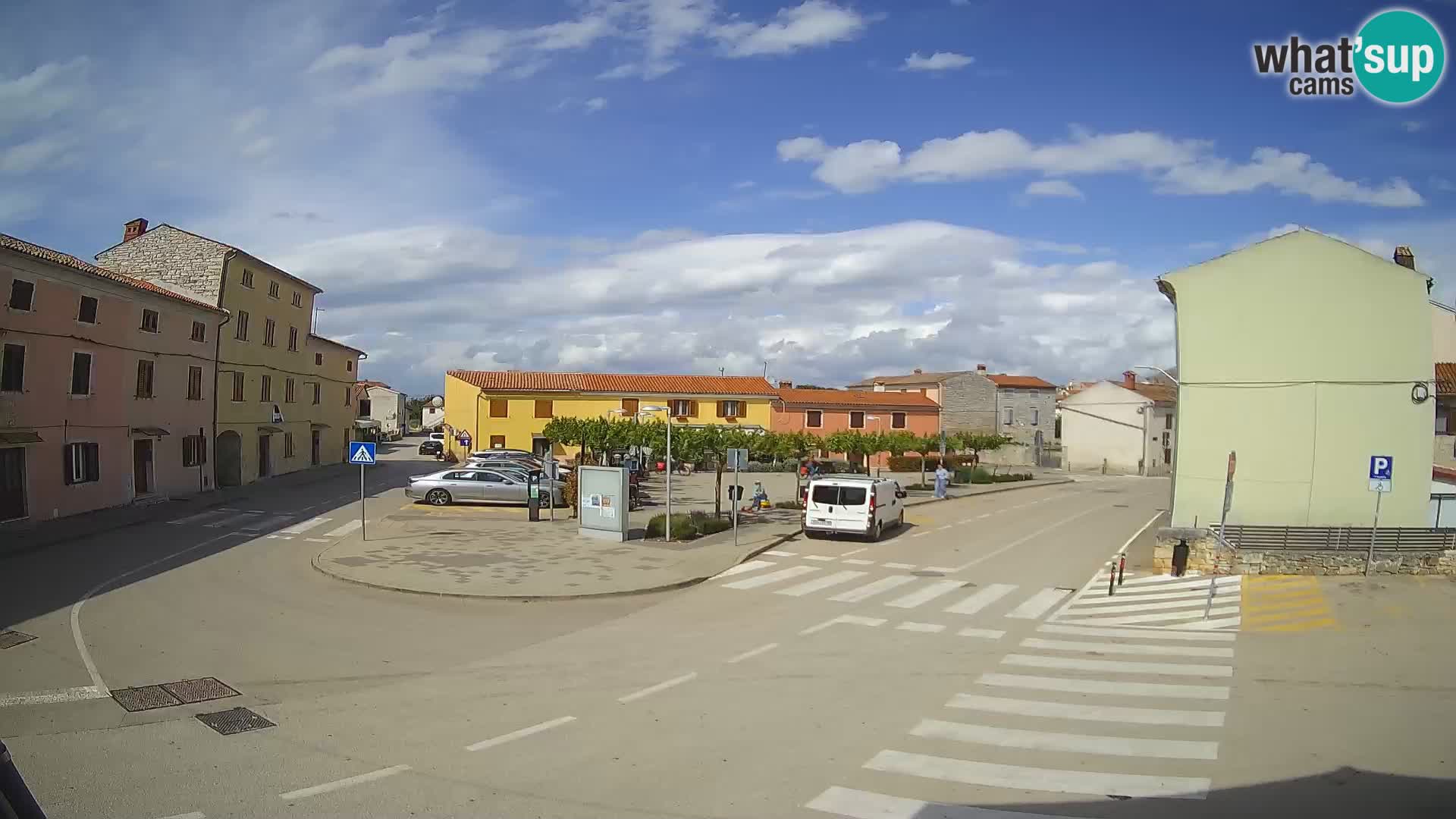 Bale, webcam de la plaza La Musa – Istria – Croacia