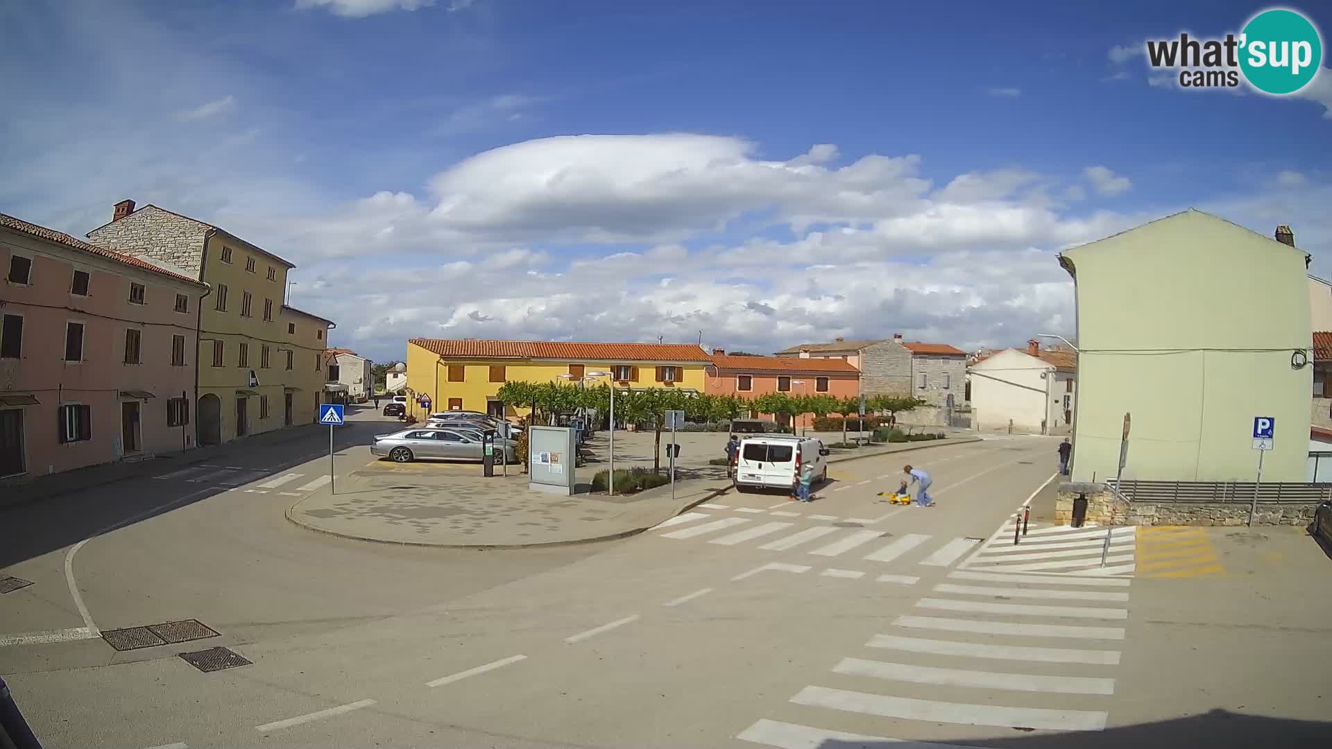 Bale, webcam de la plaza La Musa – Istria – Croacia