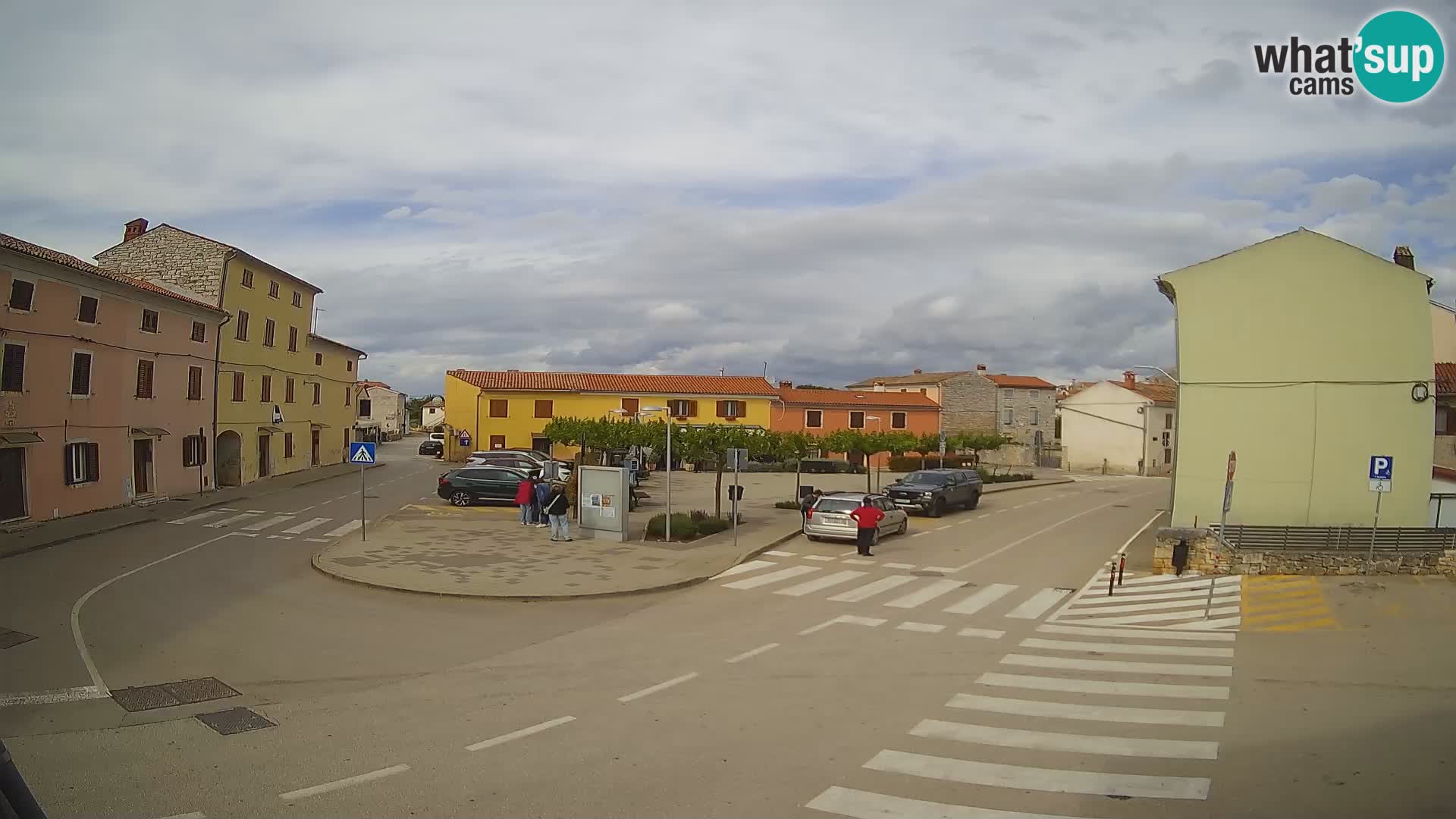 Bale, webcam de la place La Musa – Istrie – Croatie