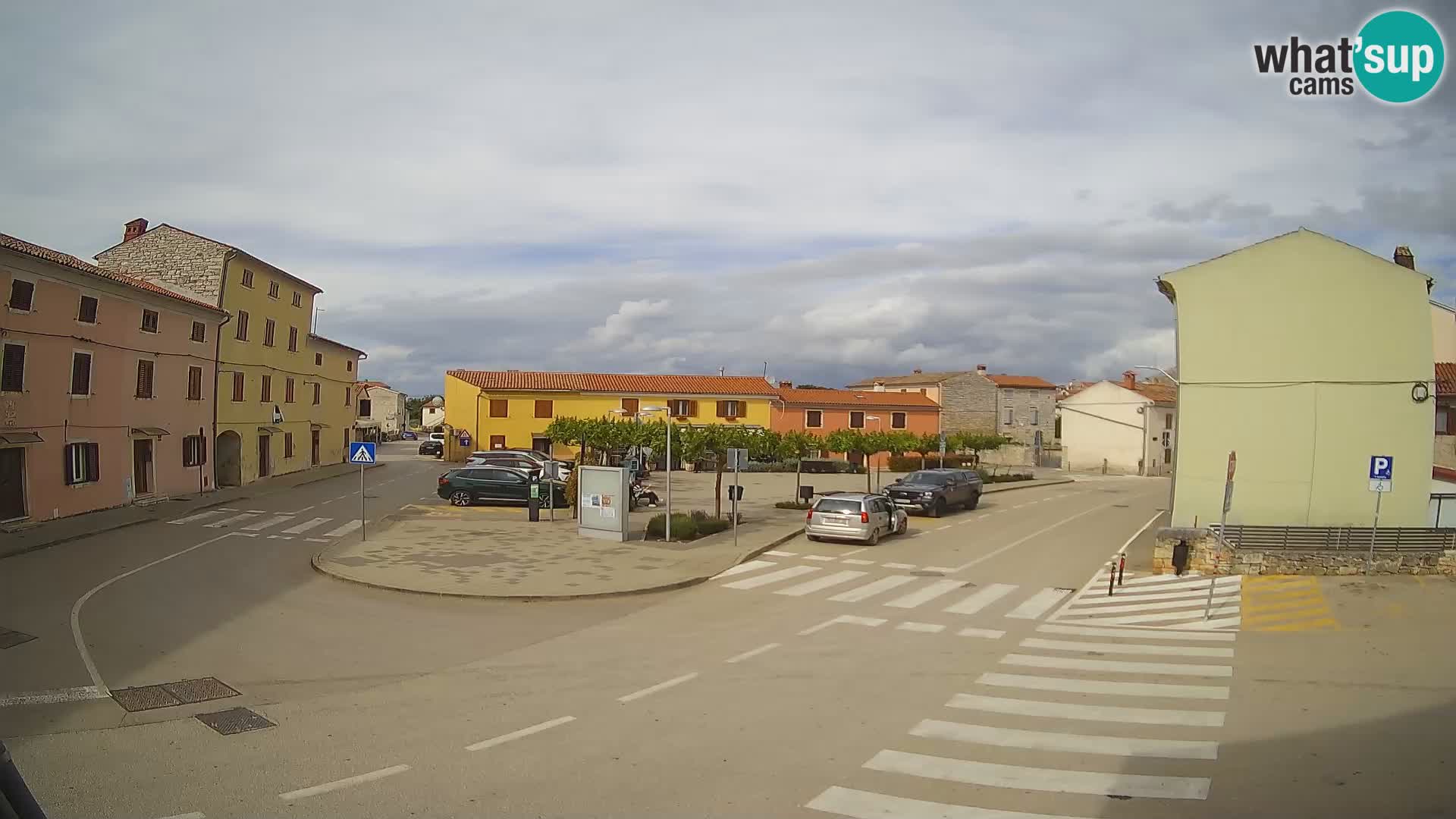 Bale, webcam de la place La Musa – Istrie – Croatie