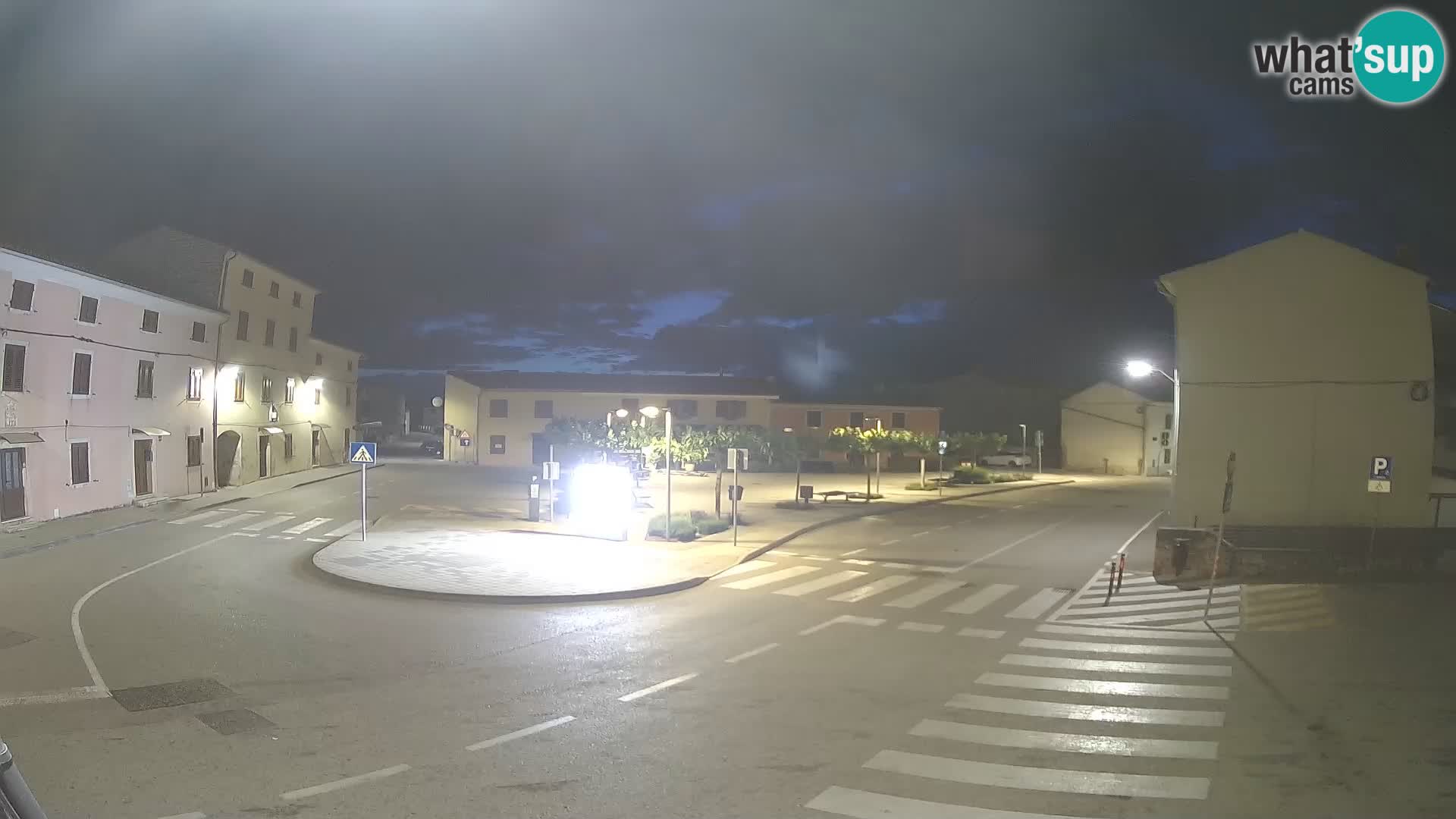 Bale, webcam de la place La Musa – Istrie – Croatie