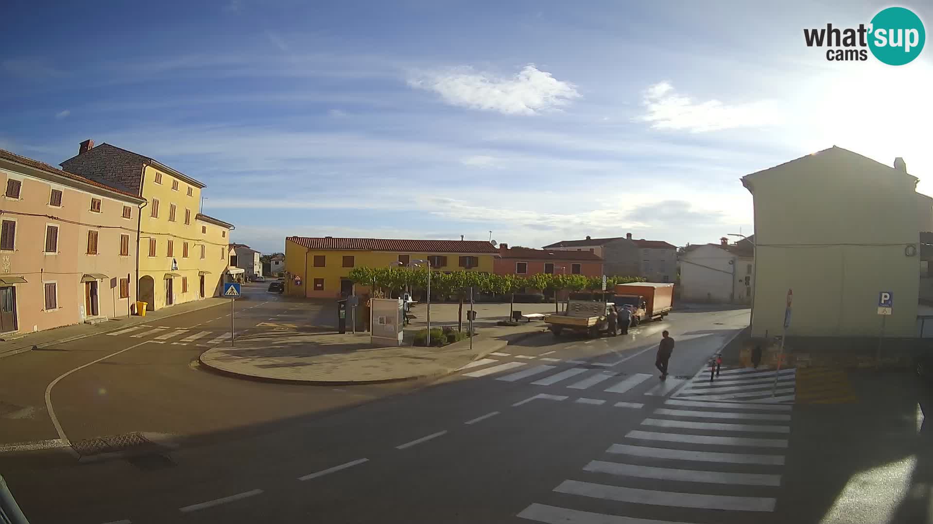 Bale, webcam de la plaza La Musa – Istria – Croacia