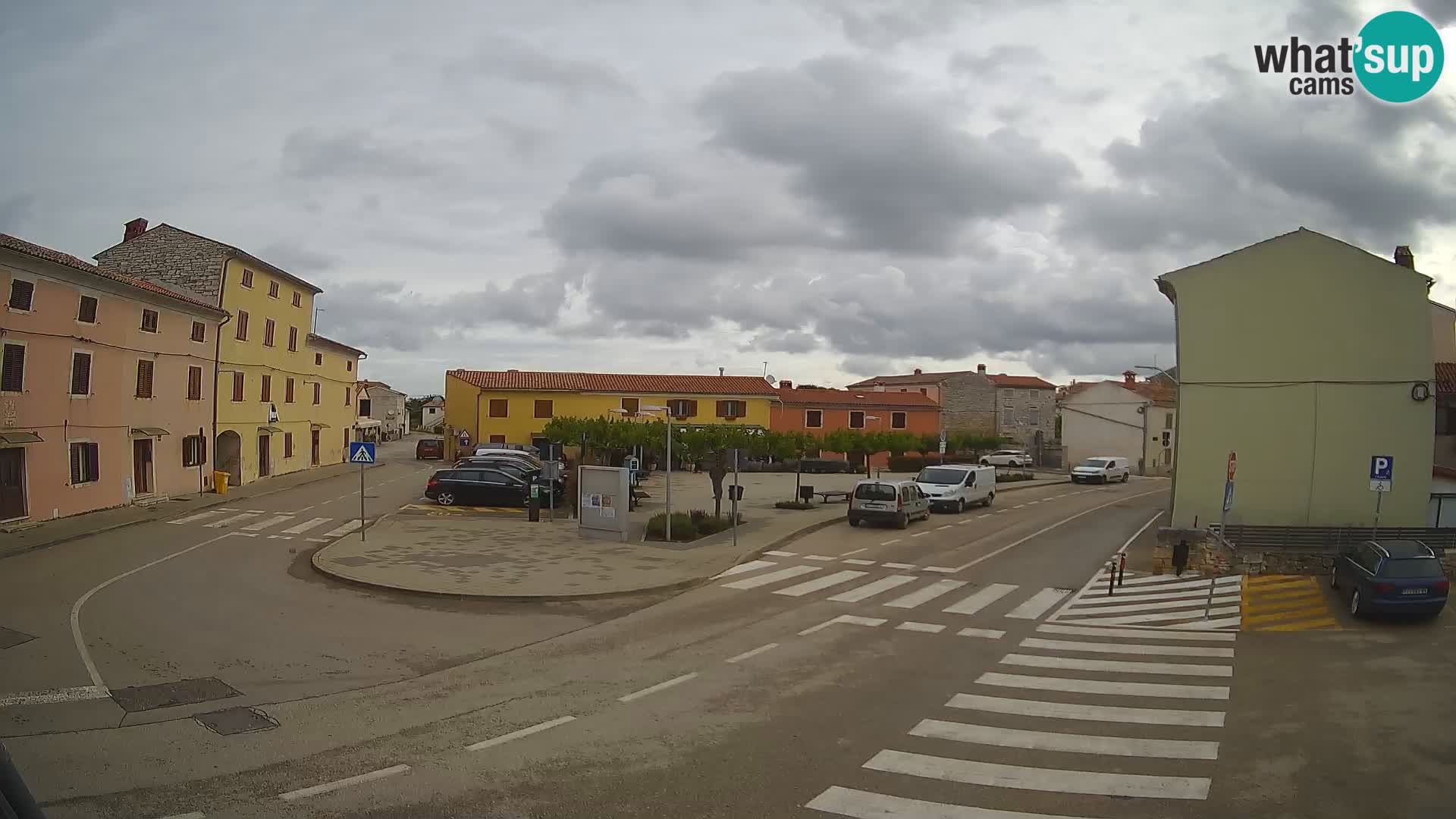 Bale, webcam de la place La Musa – Istrie – Croatie