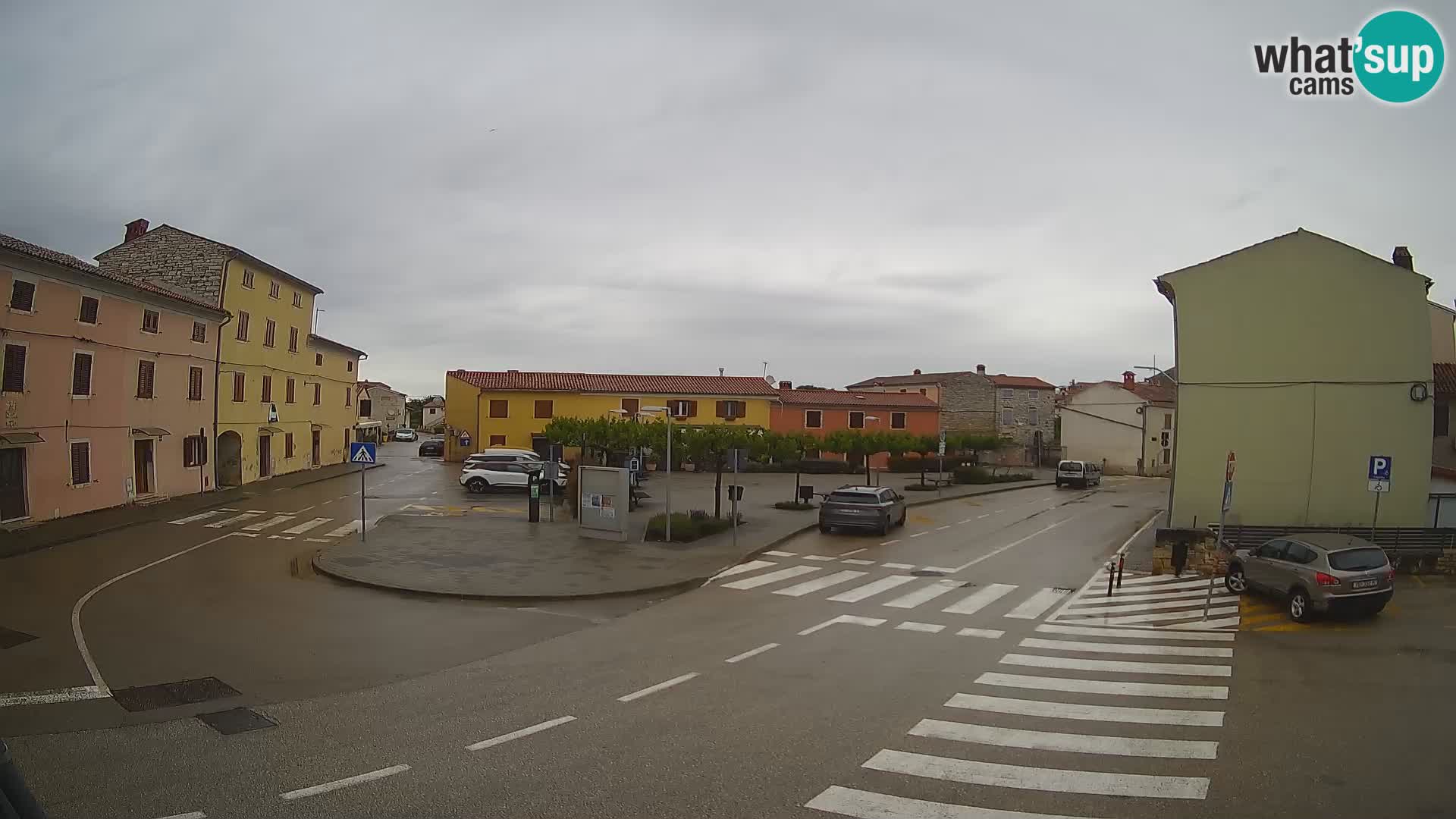 Bale, webcam de la place La Musa – Istrie – Croatie