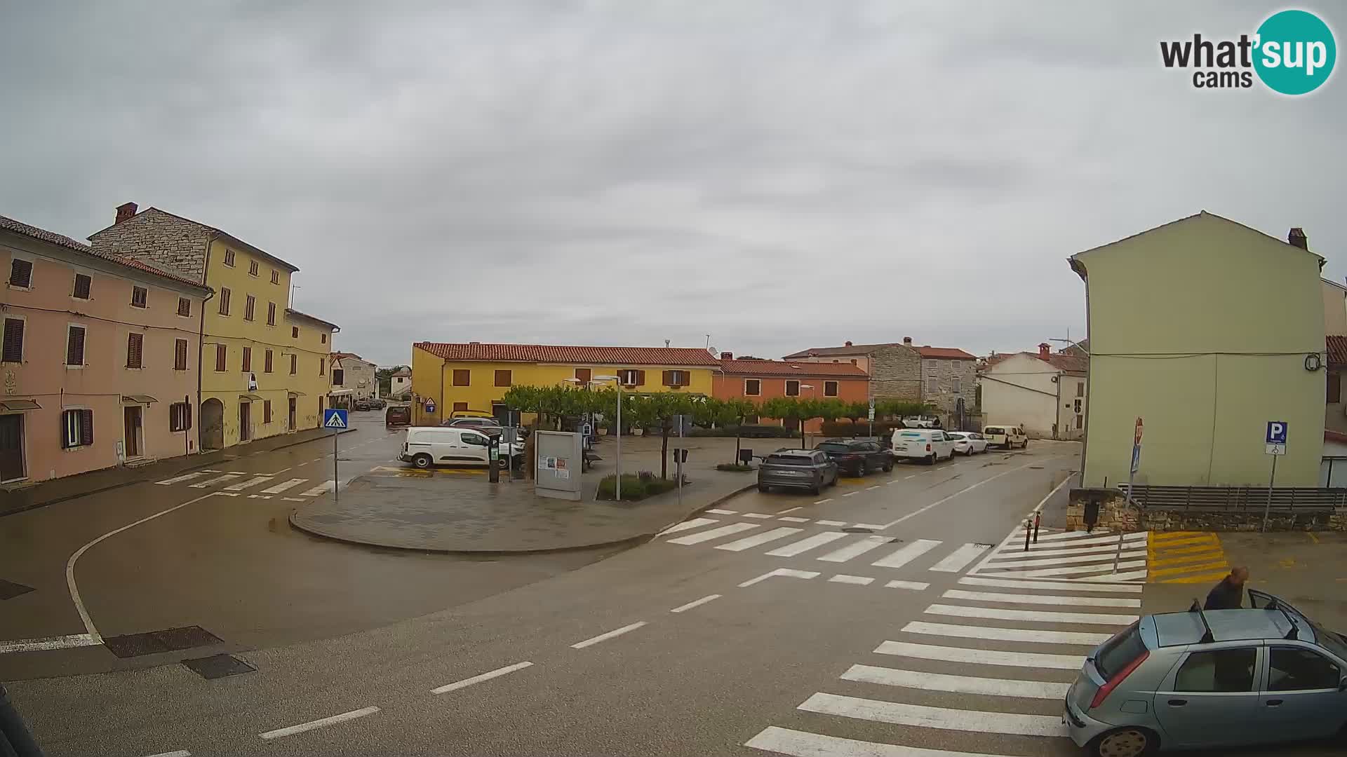 Bale, webcam de la place La Musa – Istrie – Croatie