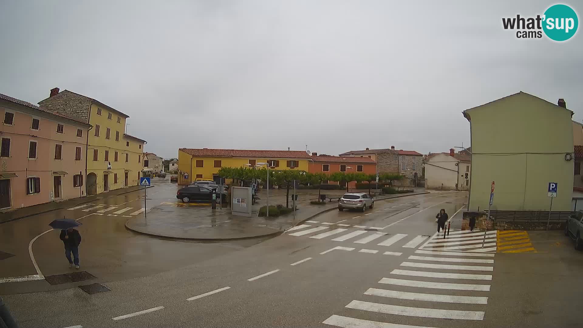 Bale, webcam de la place La Musa – Istrie – Croatie