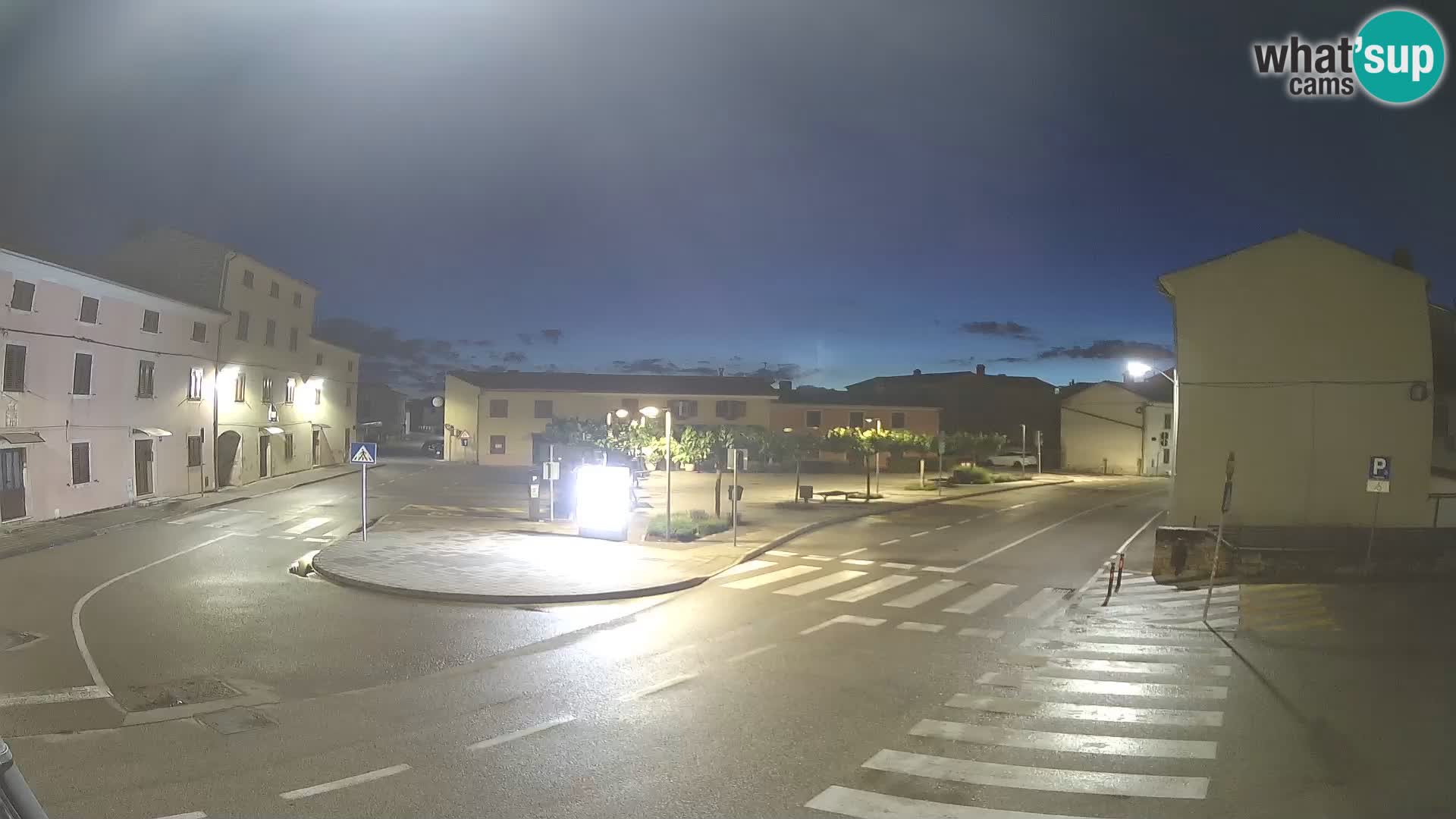 Bale, webcam de la plaza La Musa – Istria – Croacia