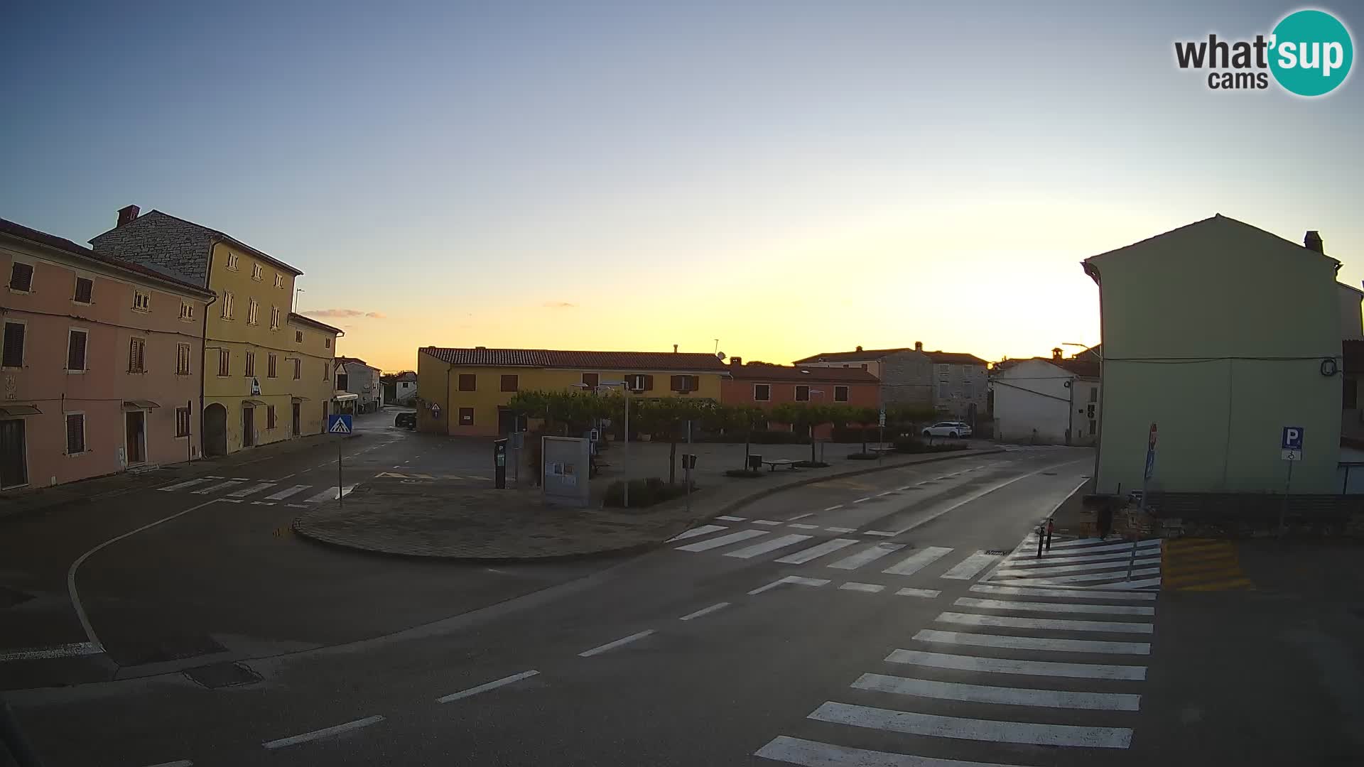 Bale, webcam de la plaza La Musa – Istria – Croacia