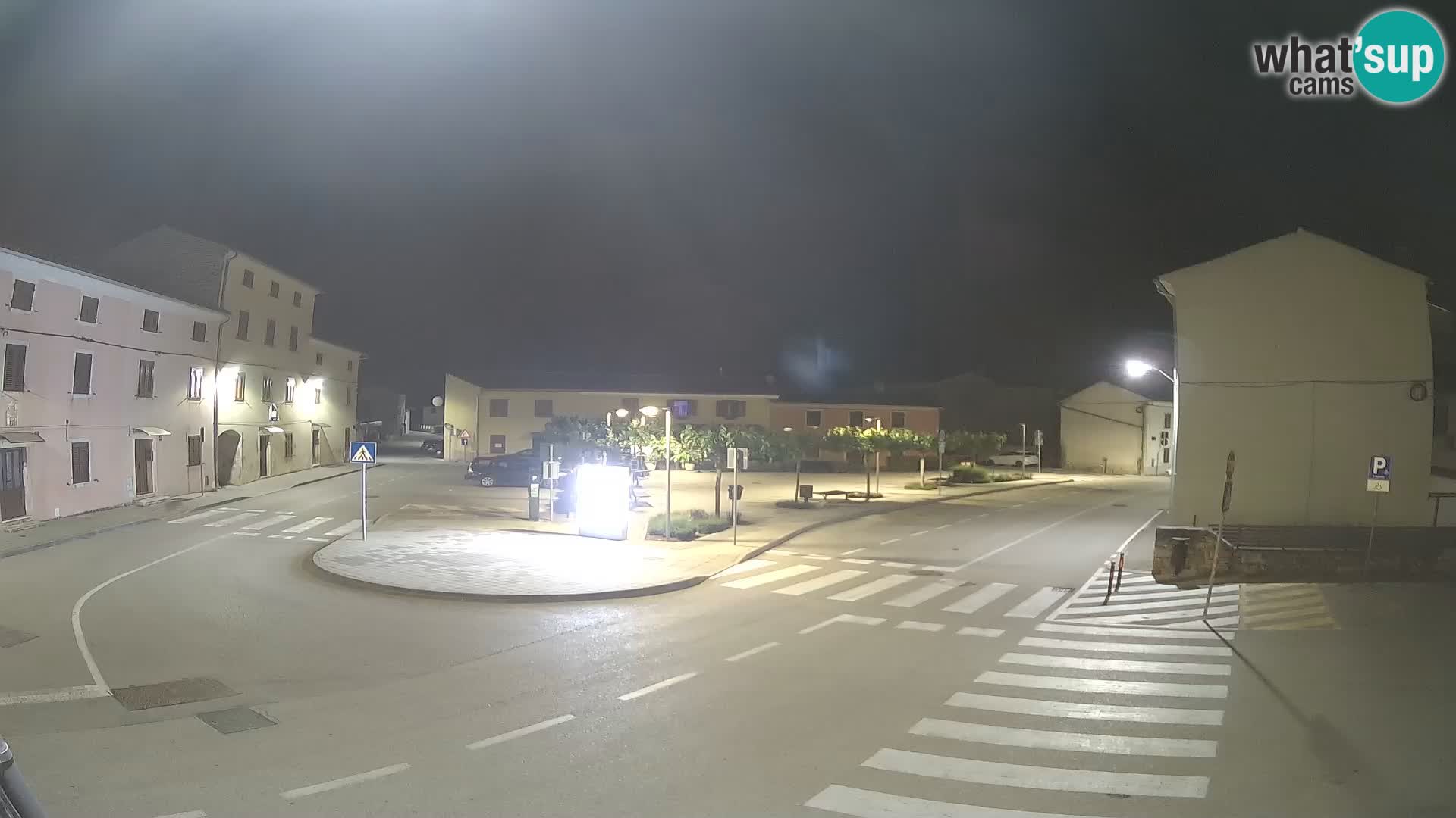 Bale, webcam de la place La Musa – Istrie – Croatie